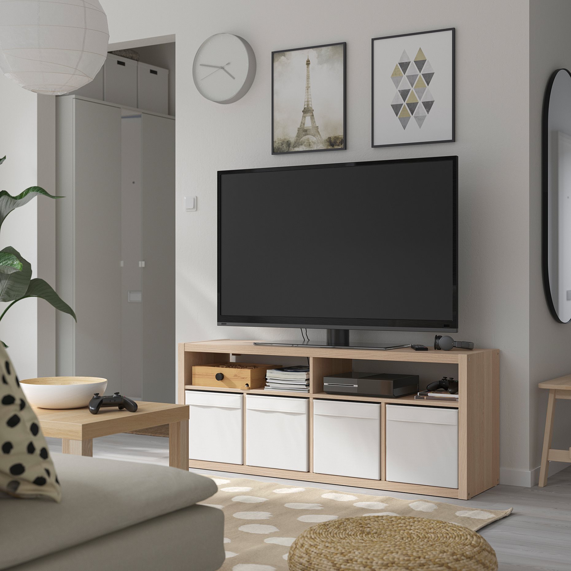 KALLAX, έπιπλο TV, 147x60 cm, 805.620.96