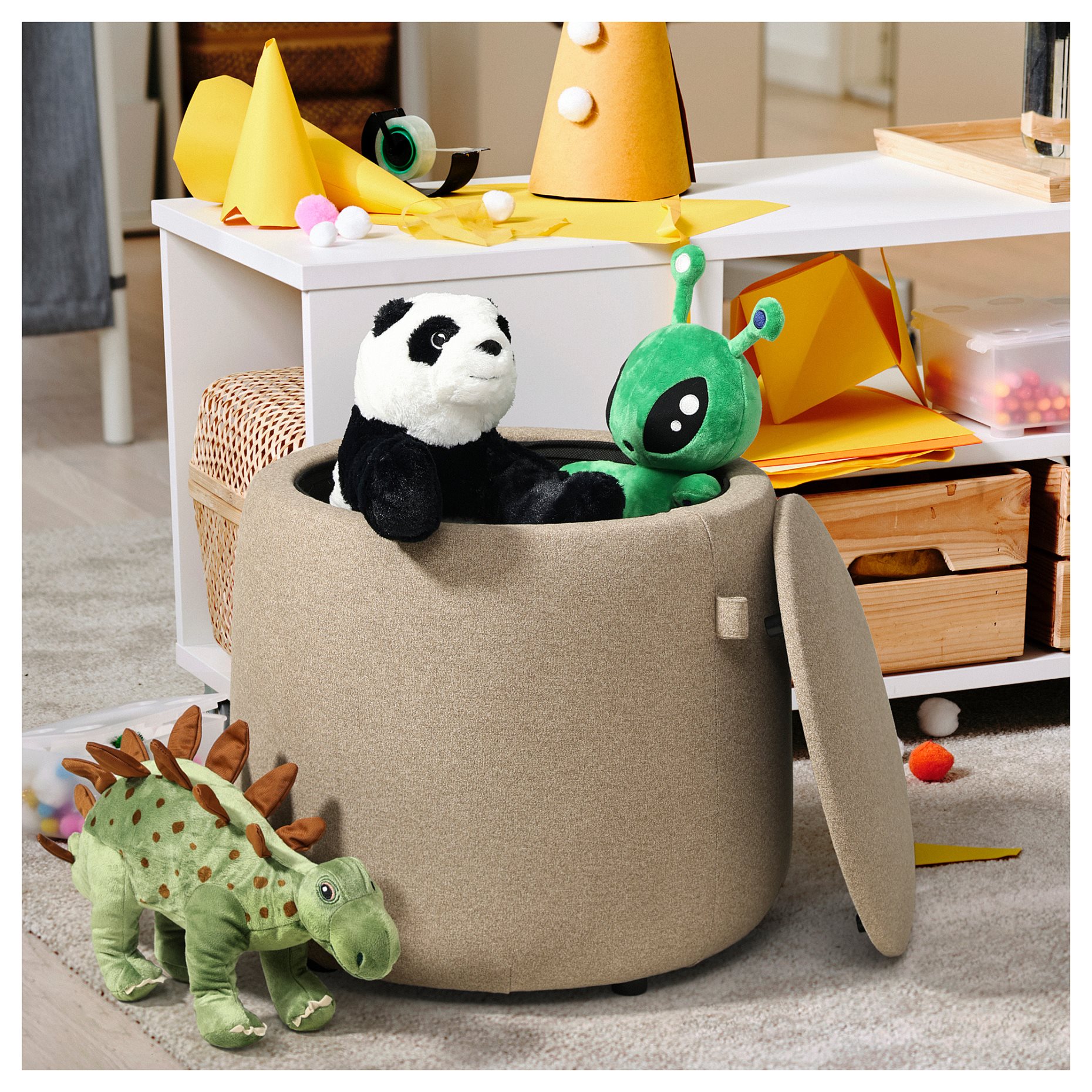 JÄRRESTAD, pouffe with storage, 805.623.41