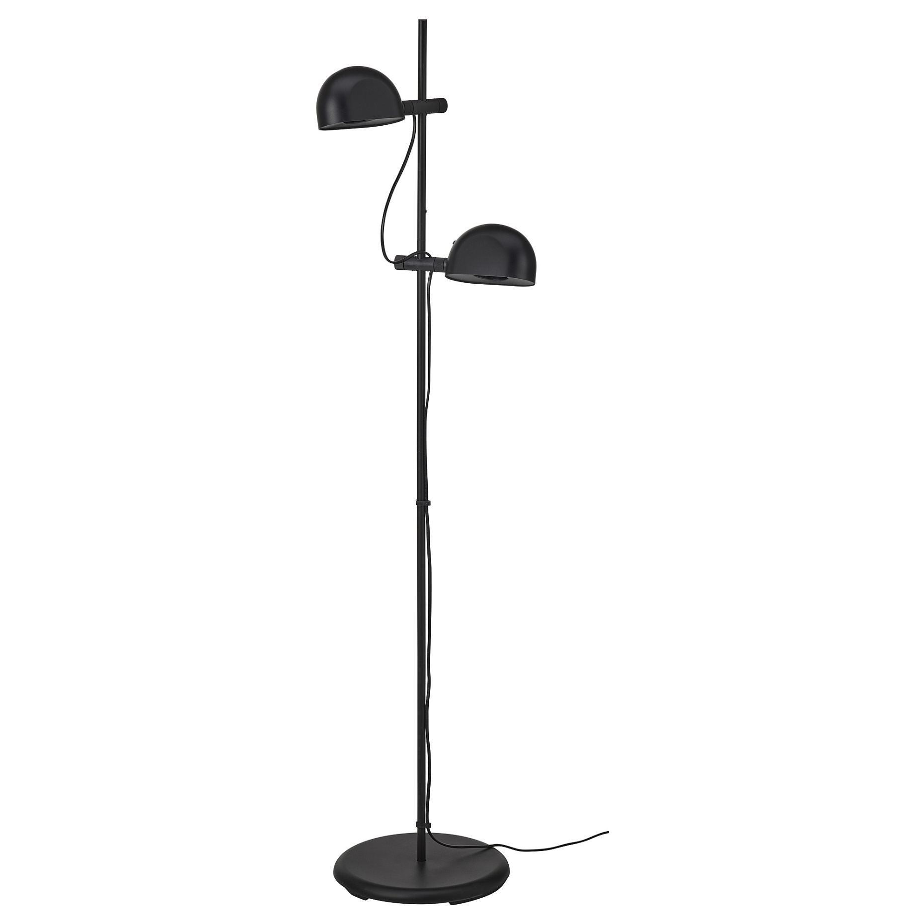 FOLKBÅT, floor lamp with 2-spot, 805.666.74