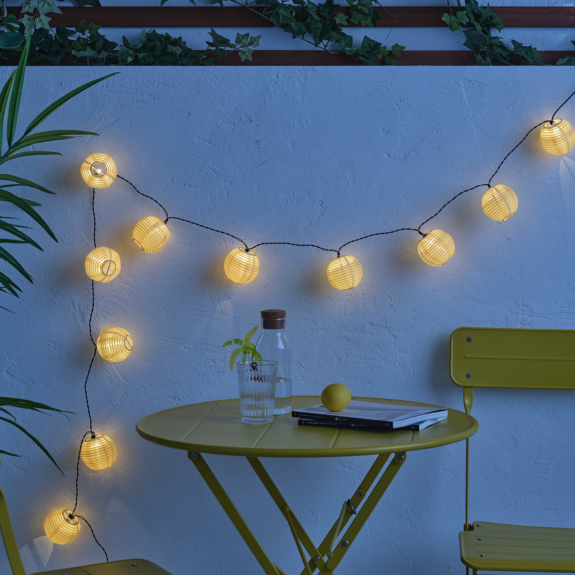 SOLVINDEN, lighting chain with built-in LED light source/12 lights/outdoor/battery-operated, 805.705.86