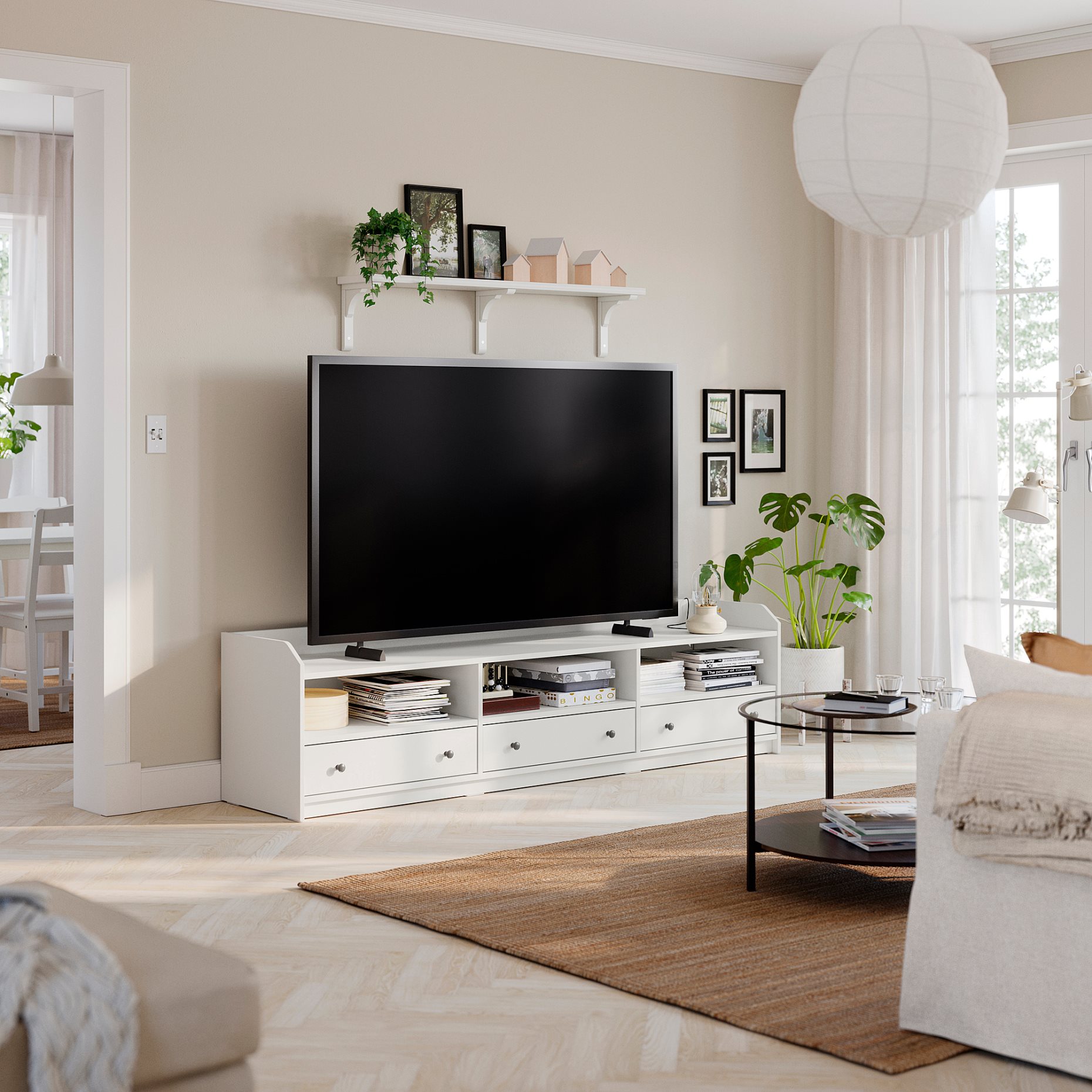 HAUGA, έπιπλο TV, 206x46x54 cm, 805.933.85