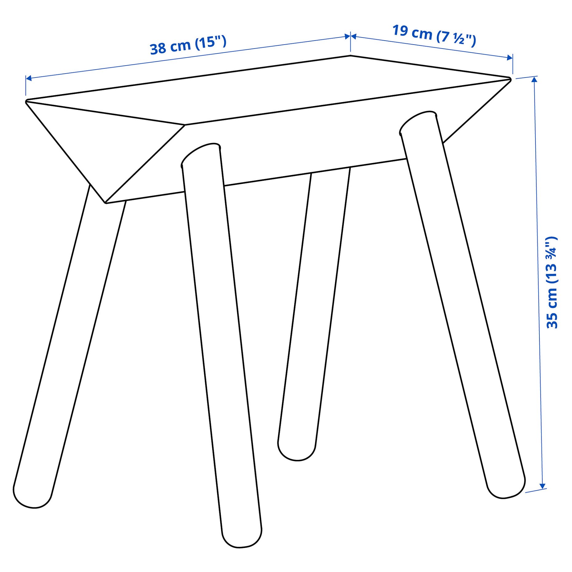 OMMJÄNGE, stool, 805.946.53
