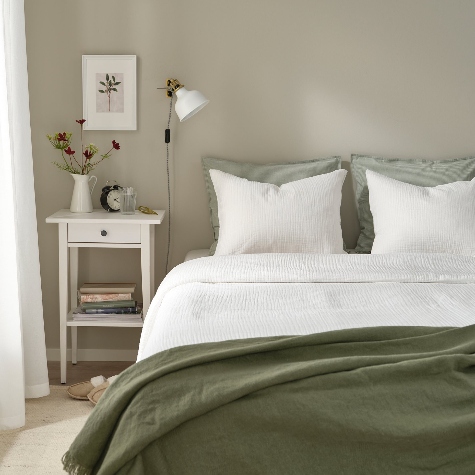 SCHERSMIN, duvet cover and 2 pillowcases, 240x220/50x60 cm, 805.997.35