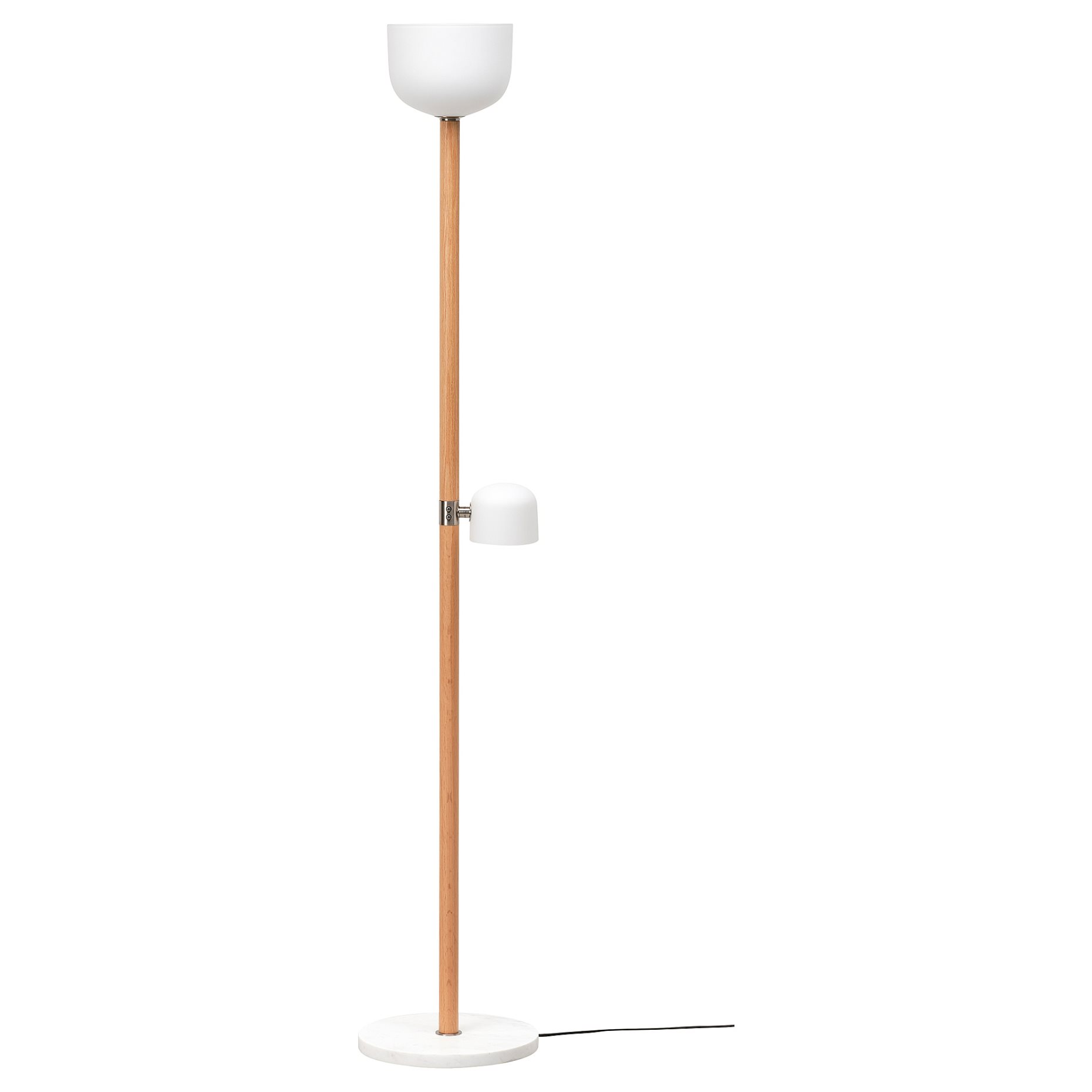 MOSSPLYM, floor uplighter/reading lamp, 180 cm, 806.012.48