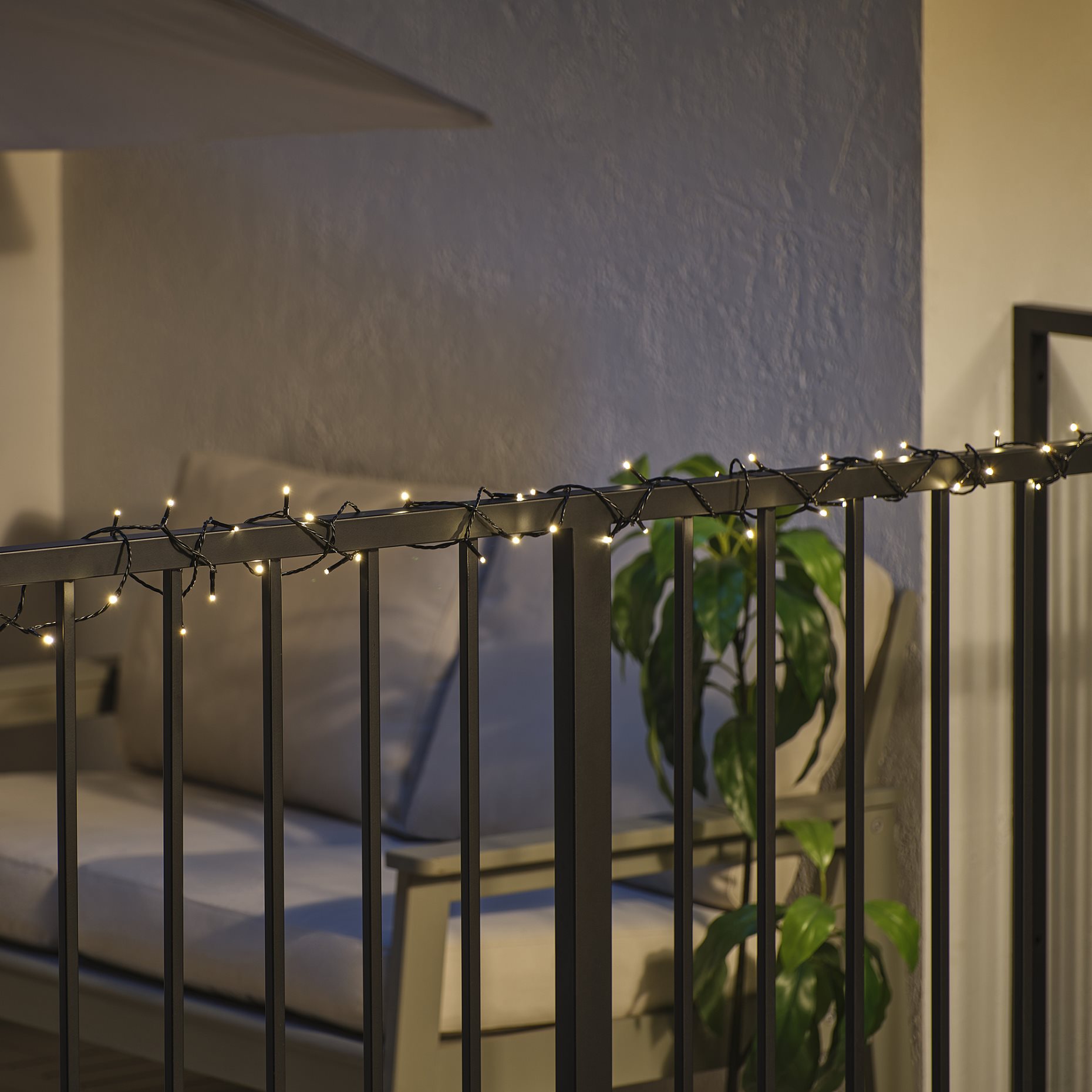 GETKÅL, lighting chain with built in LED light source/outdoor, 15 m, 806.093.10
