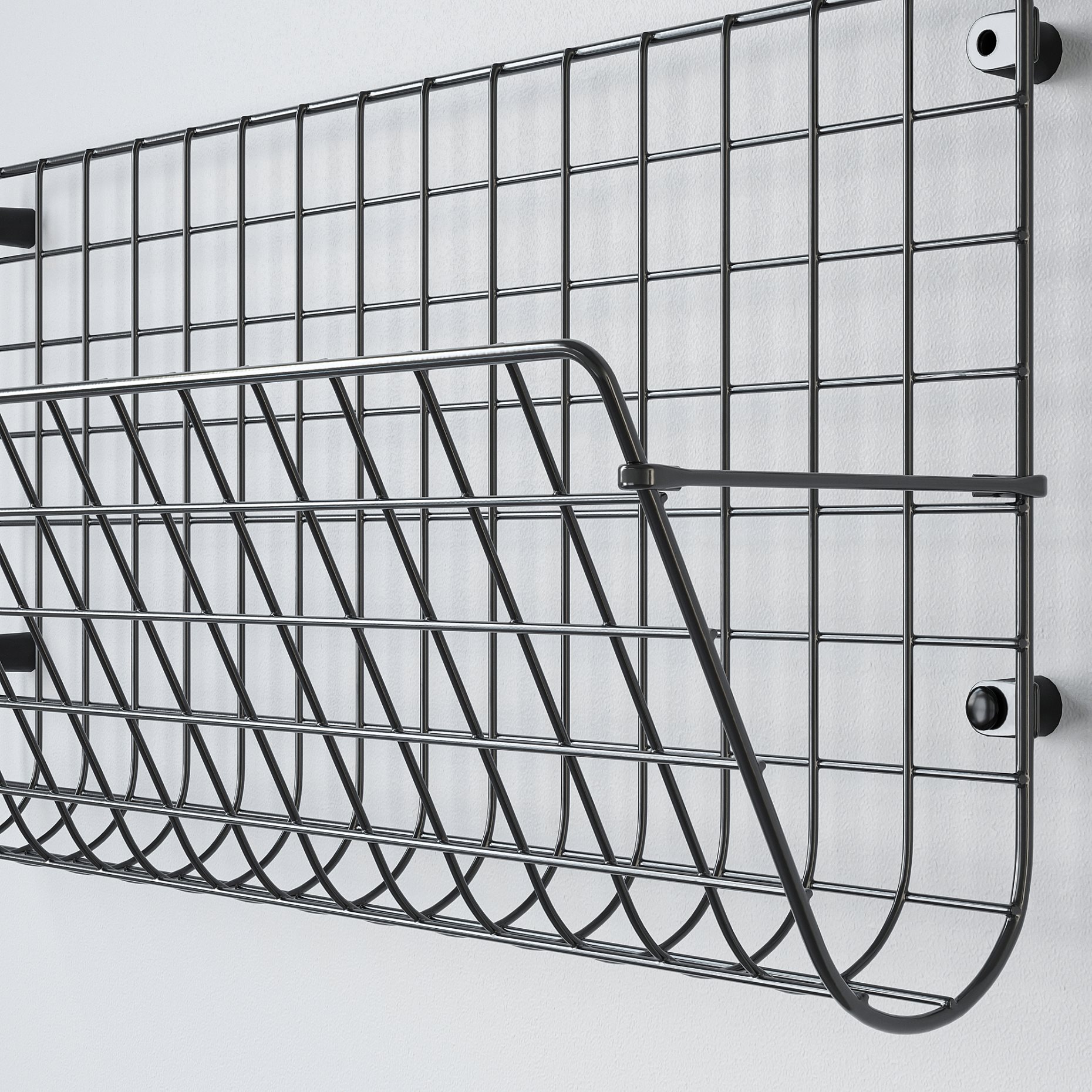 GREJIG, θήκη αποθήκευσης τοίχου, 58x17x28 cm, 806.107.66