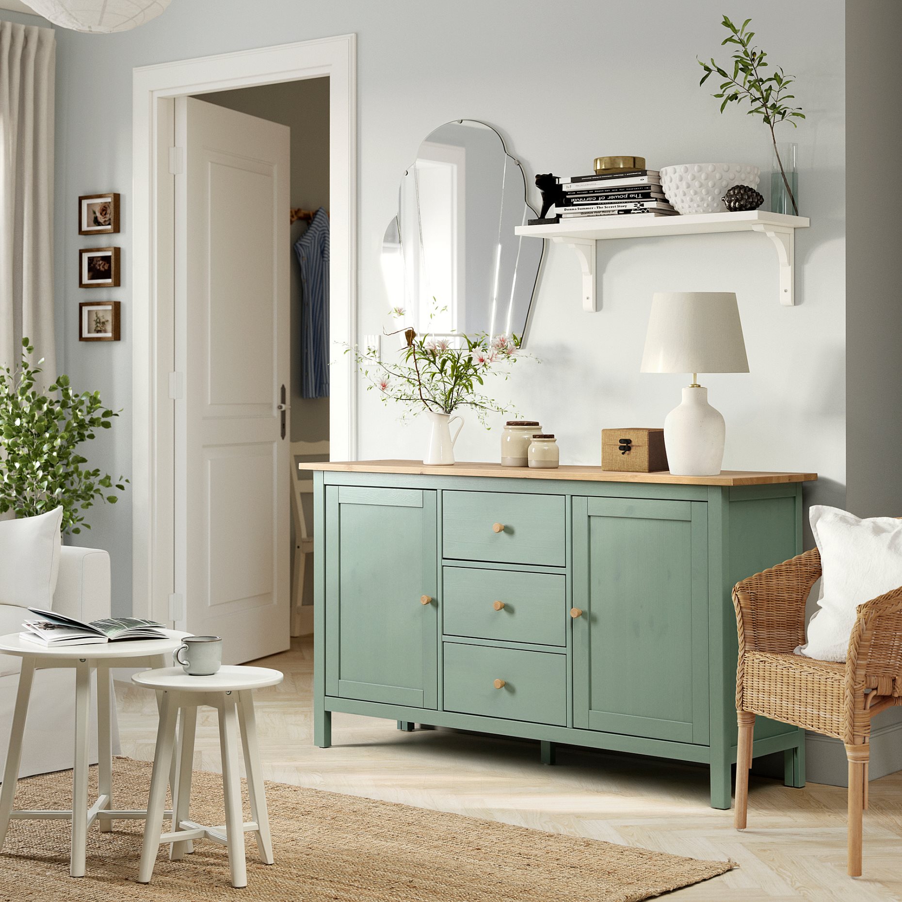 HEMNES, μπουφές, 157x88 cm, 806.286.67