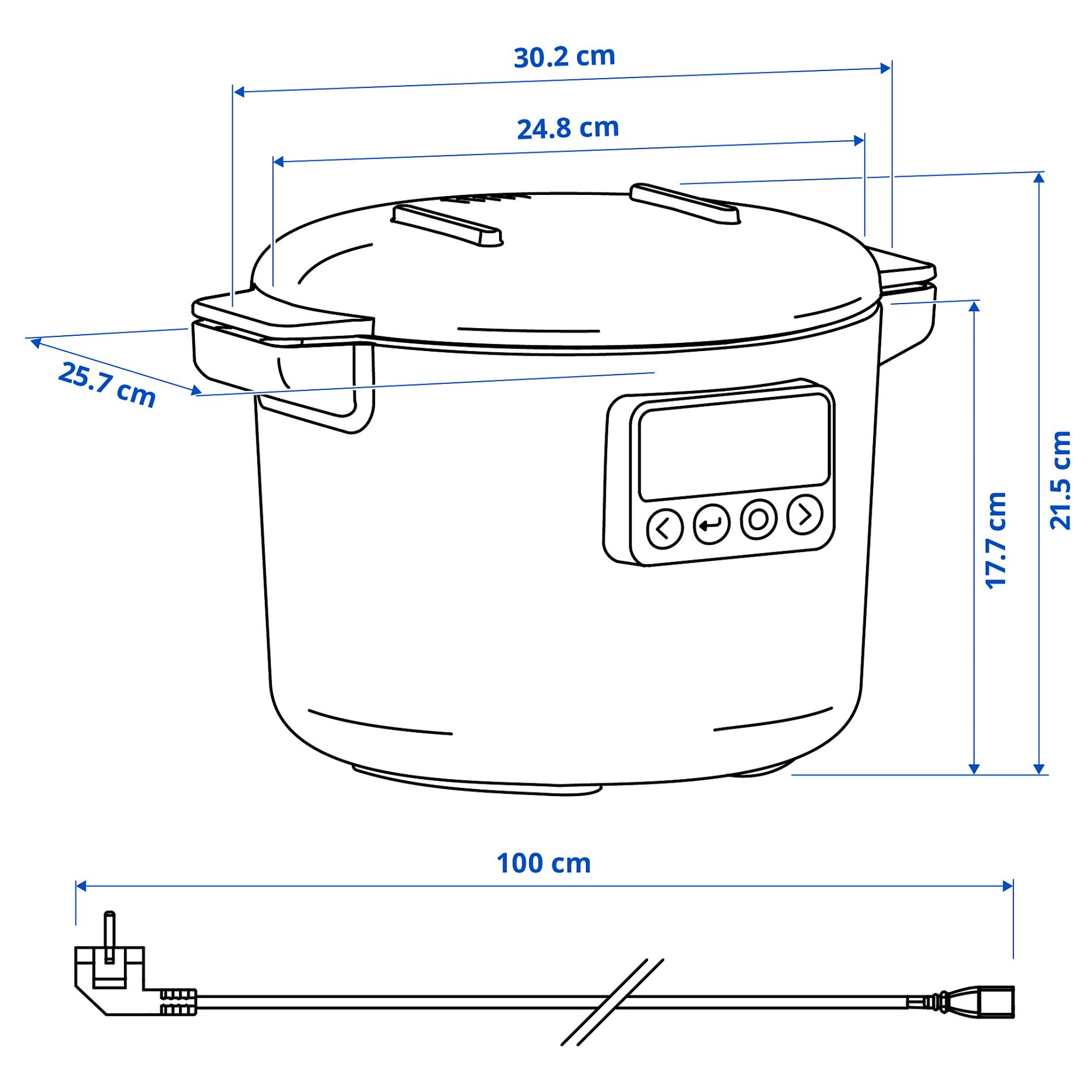 TILLREDA, multicooker, 806.329.71