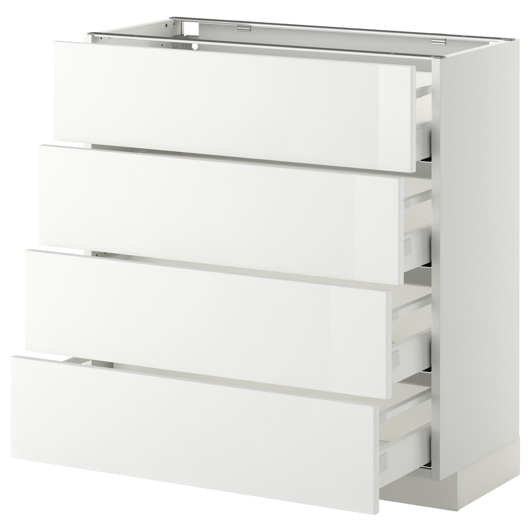 METOD/MAXIMERA, base cabinet 4 fronts/4 drawers, 891.099.35