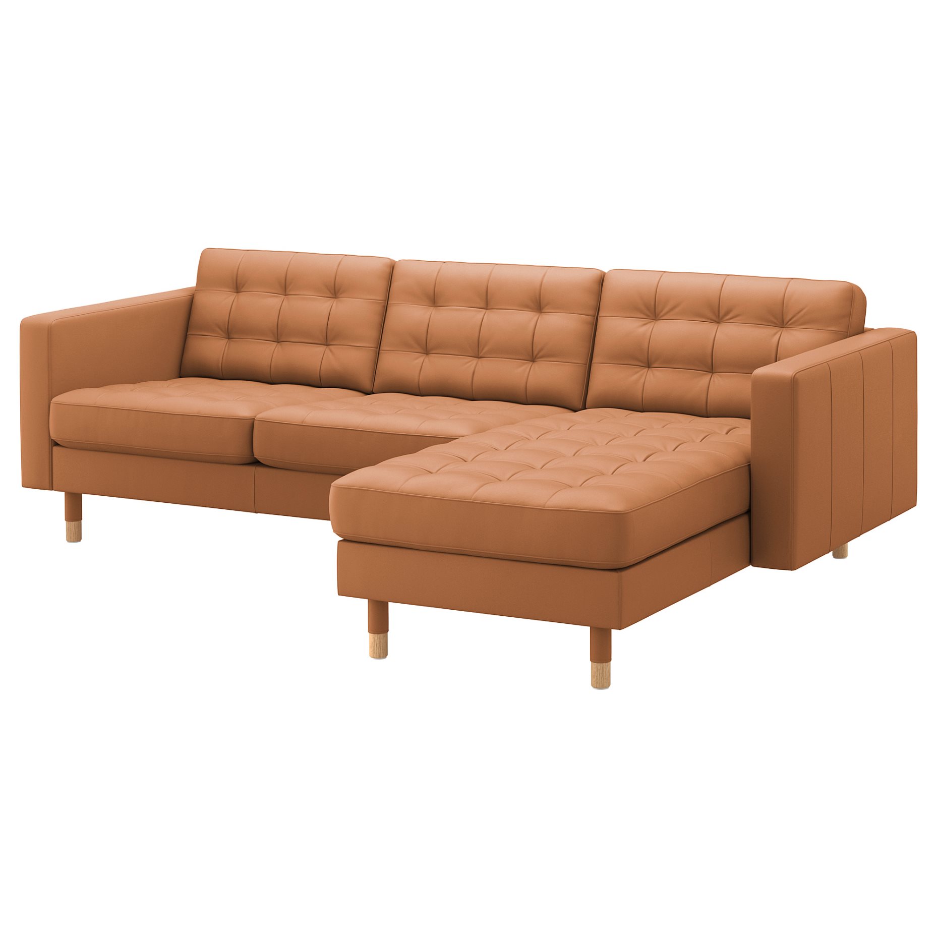 LANDSKRONA, τριθέσιος καναπές με σεζλόνγκ, 892.726.48