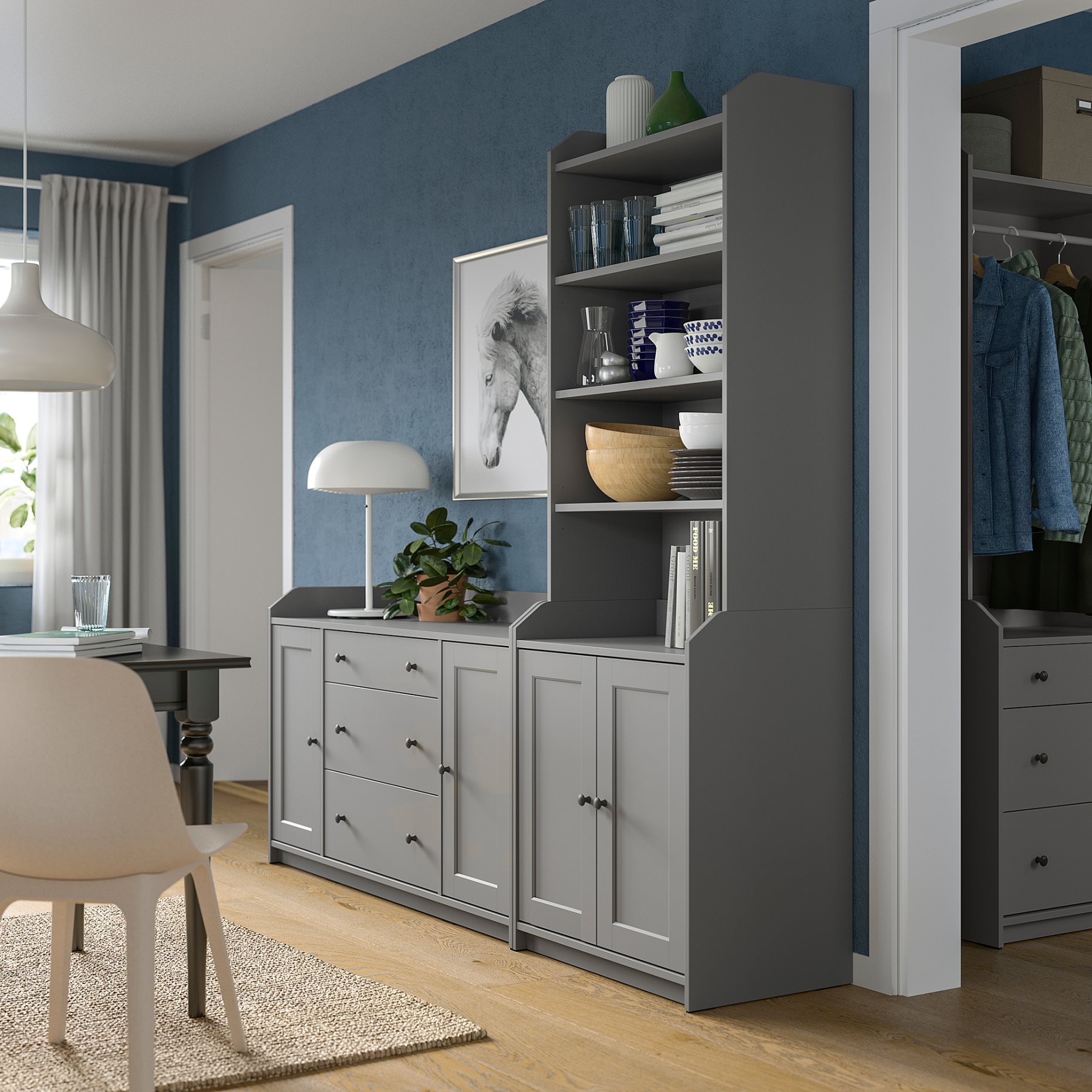 HAUGA, storage combination, 893.886.39