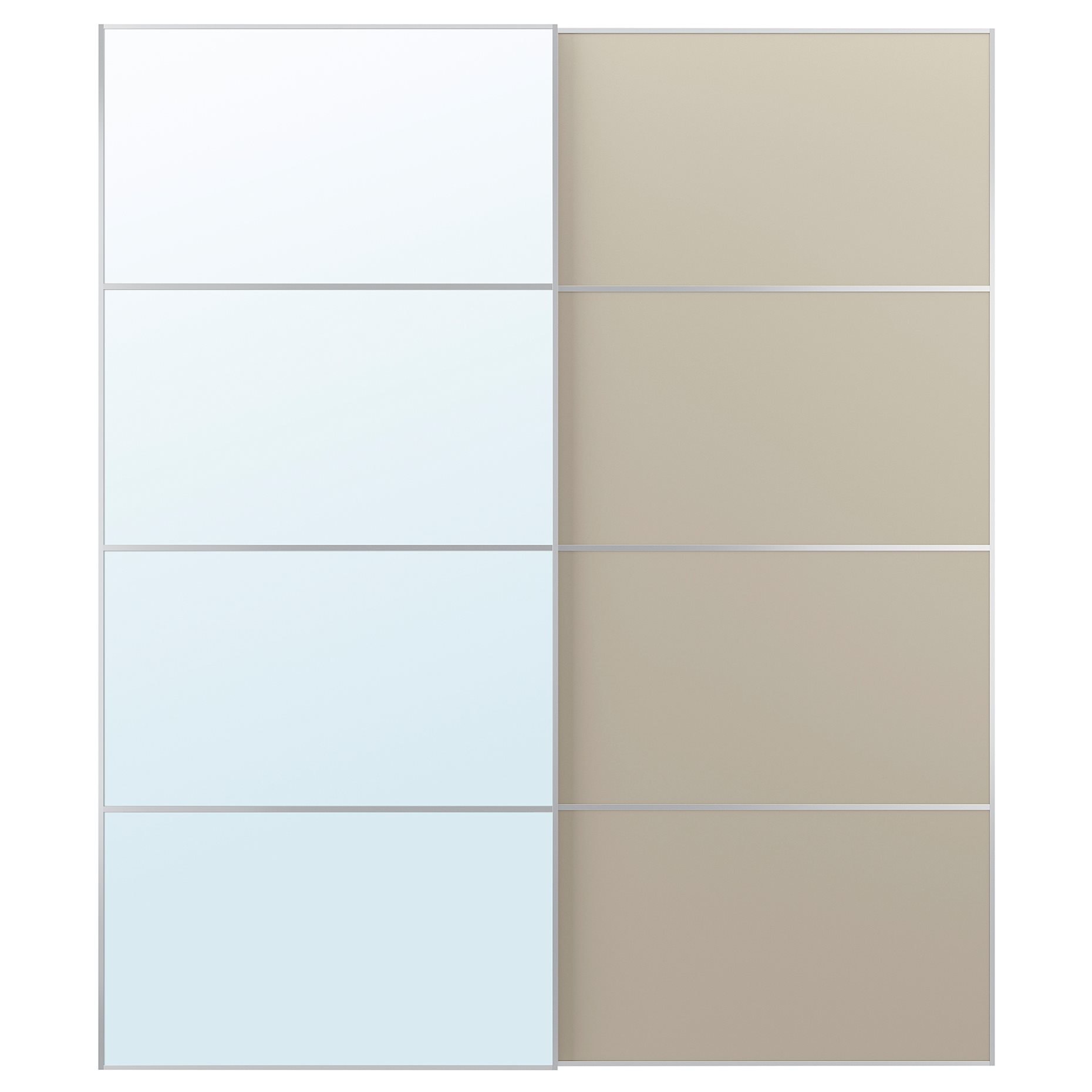 AULI/MEHAMN, pair of sliding doors, 200x236 cm, 894.368.62
