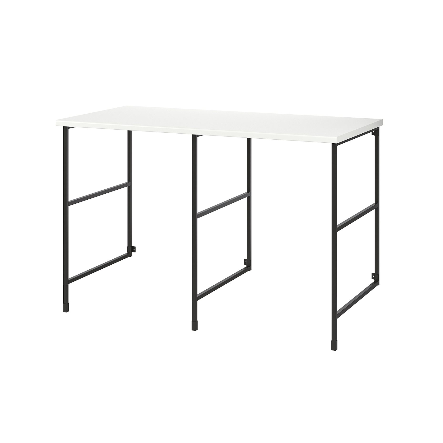 ENHET, countertop with support side panels/legs, 139x63.5x87.5 cm, 894.774.28