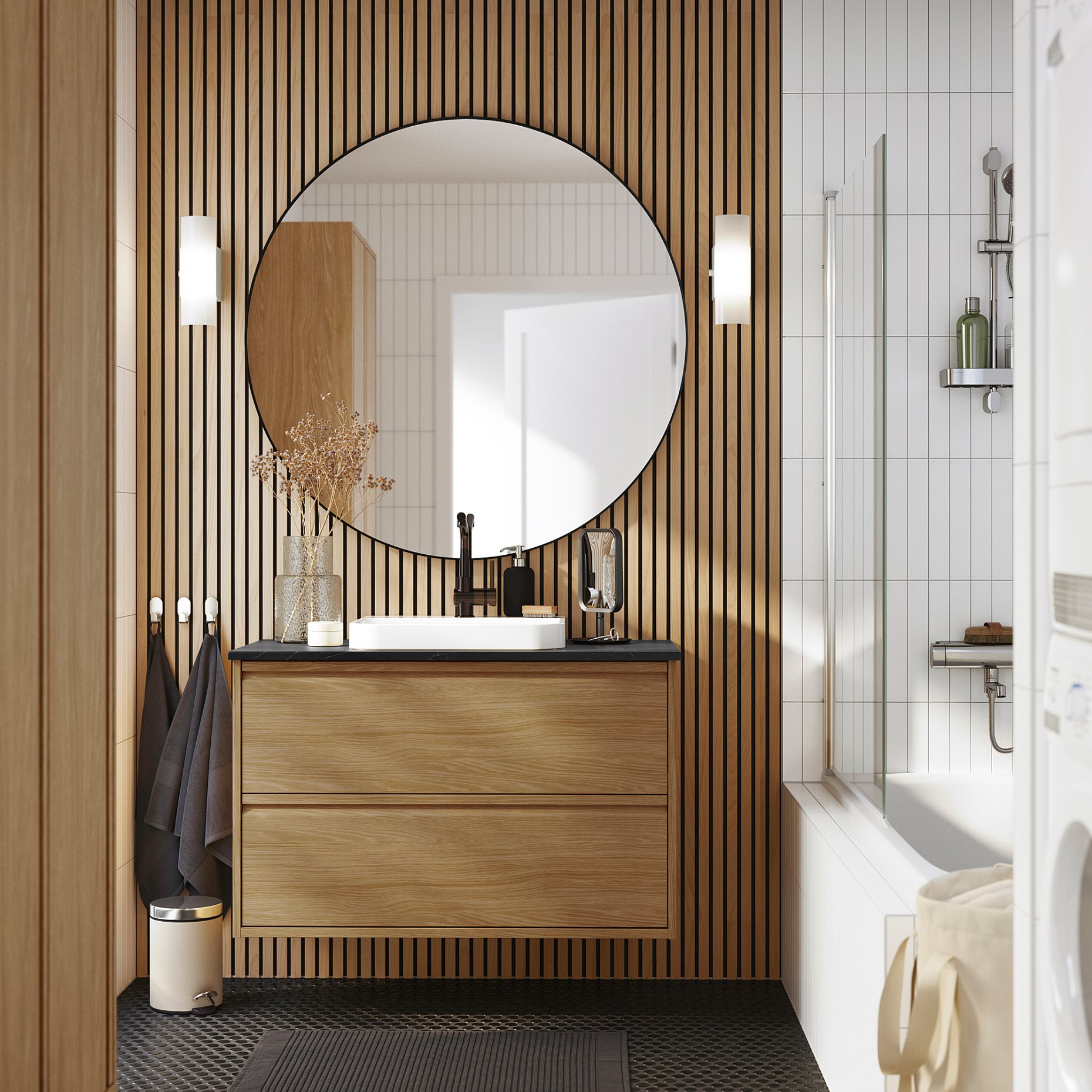ANGSJON/BACKSJON, wash-stand with drawers/wash-basin/tap, 102x49x71 cm, 895.216.00