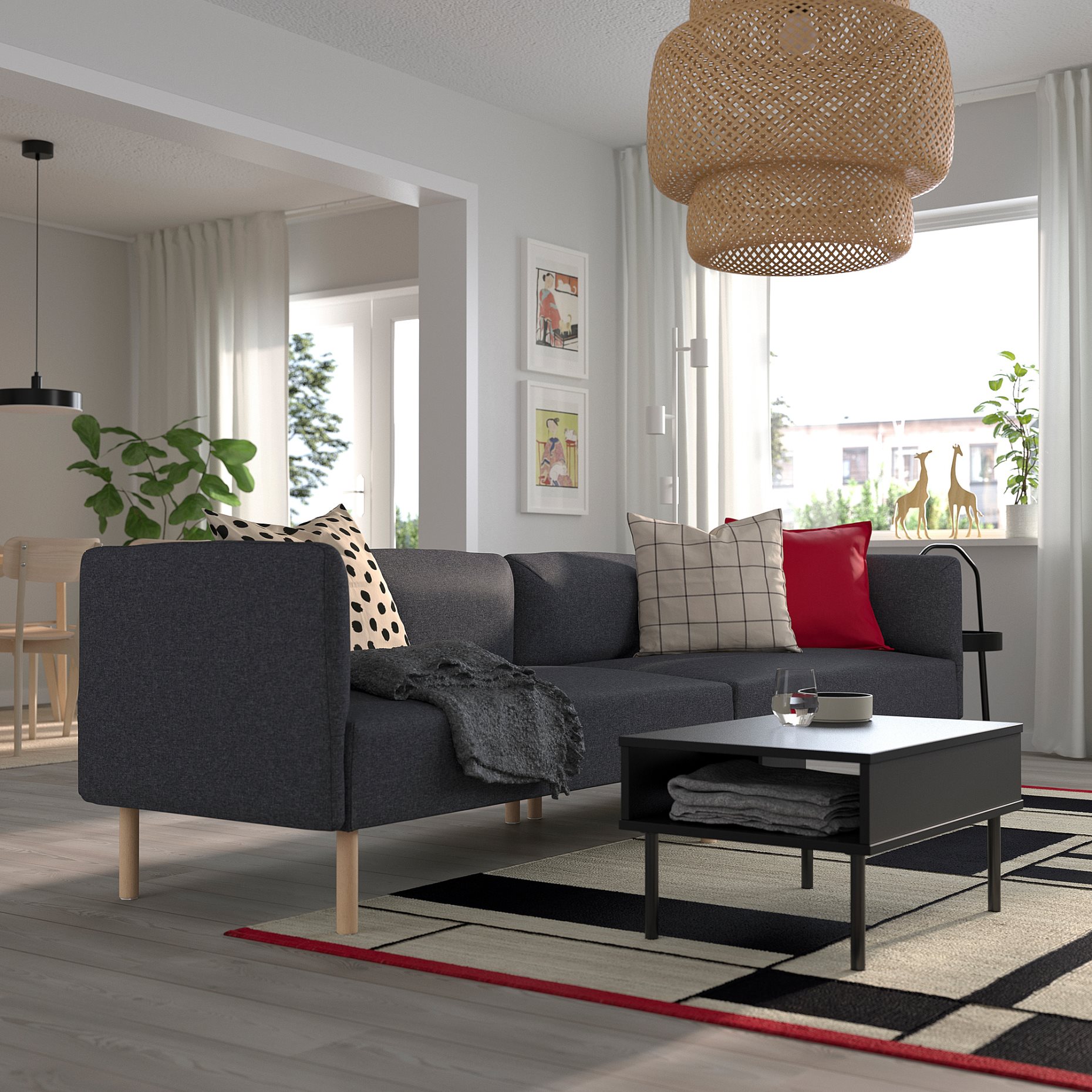 LILLEHEM, 4-seat modular sofa, 895.360.41