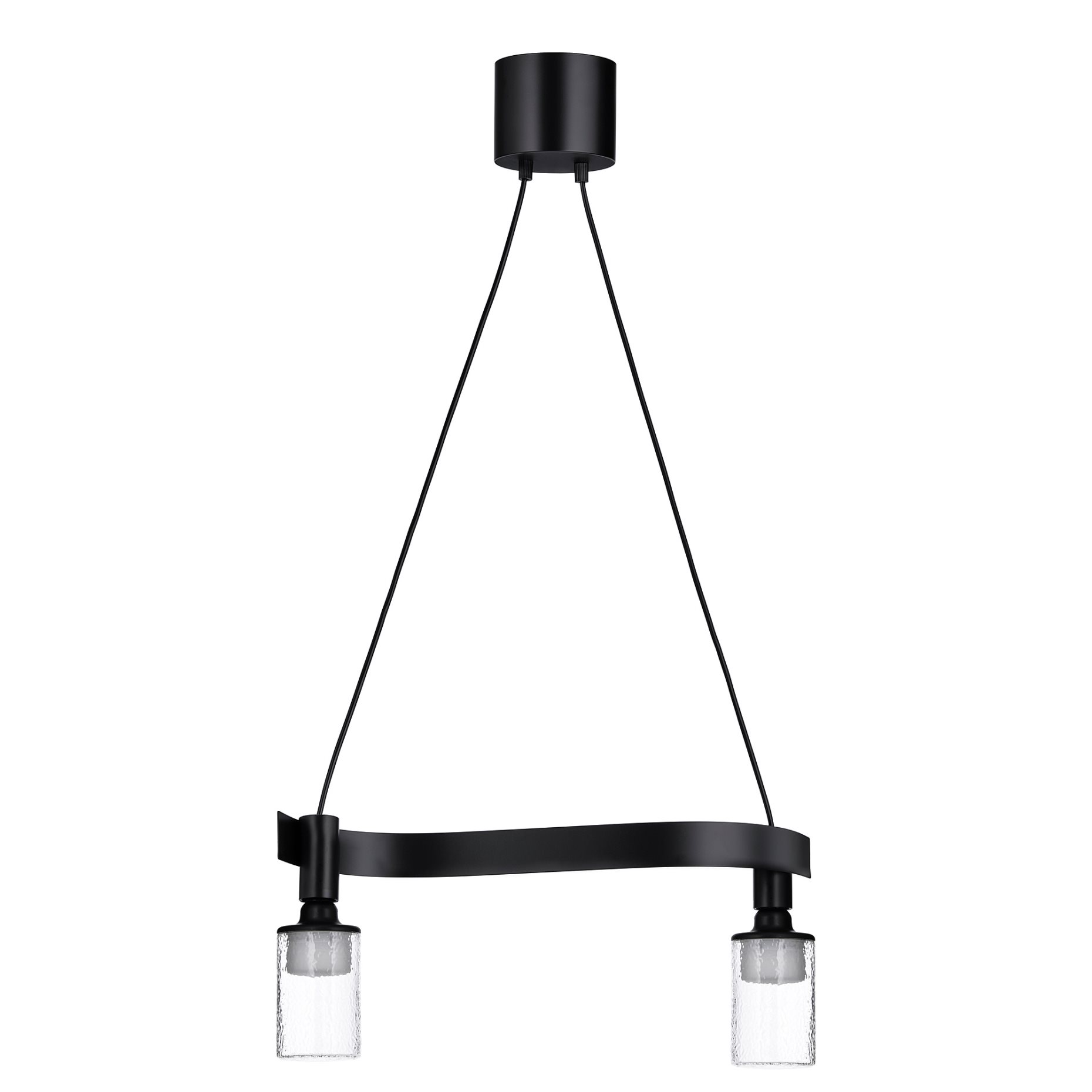 ACKJA/MOLNART, pendant lamp wave shaped with light bulb/tube-shaped patterned, 895.371.30