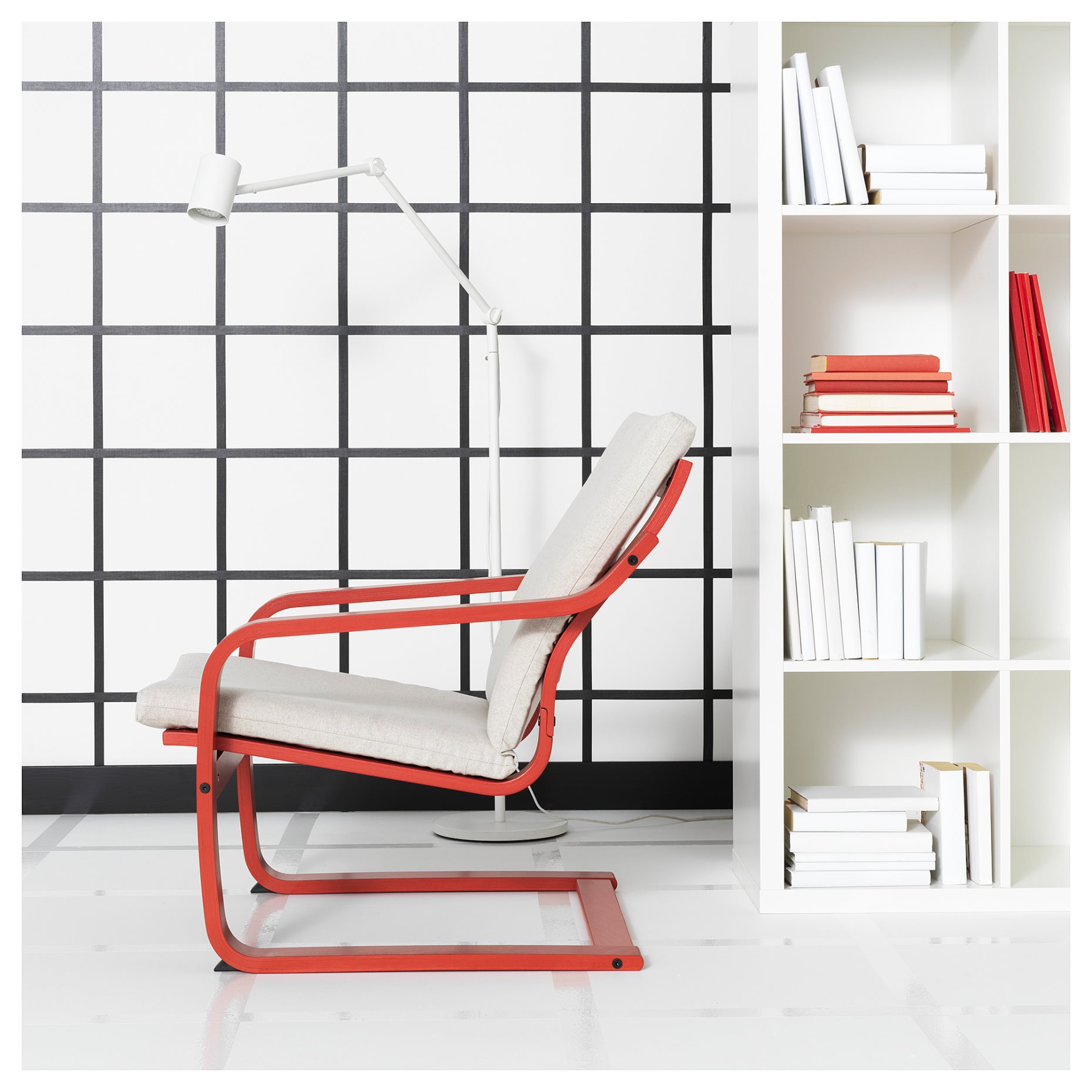 POÄNG, low-back armchair, 895.516.11