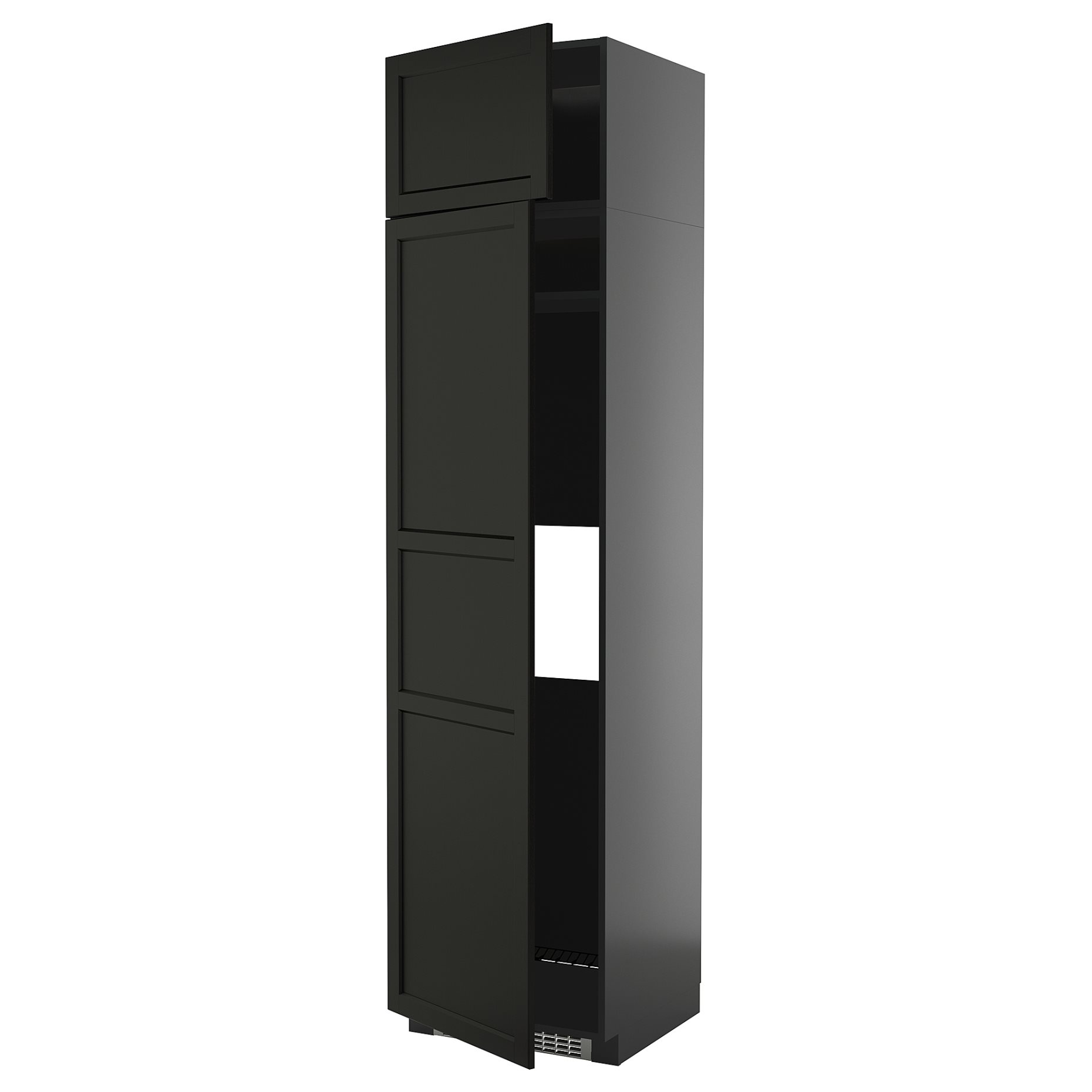 METOD, high cabinet for fridge or freezer with 2 drawers, 60x60x240 cm, 895.889.97