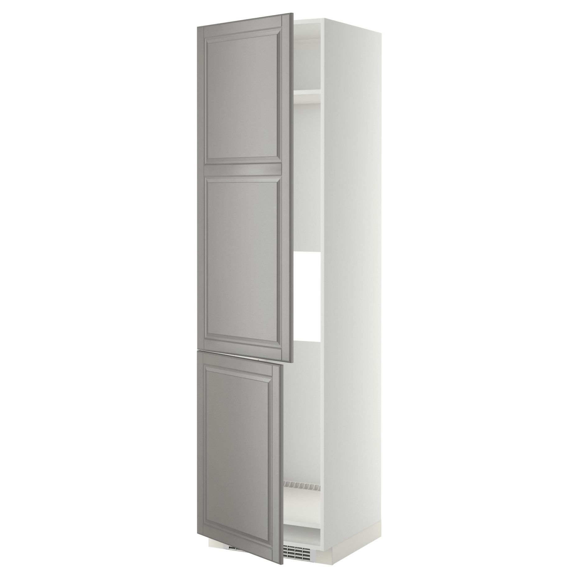 METOD, ψηλό ντουλάπι για ψυγείο/καταψύκτη με 2 πόρτες, 899.256.63