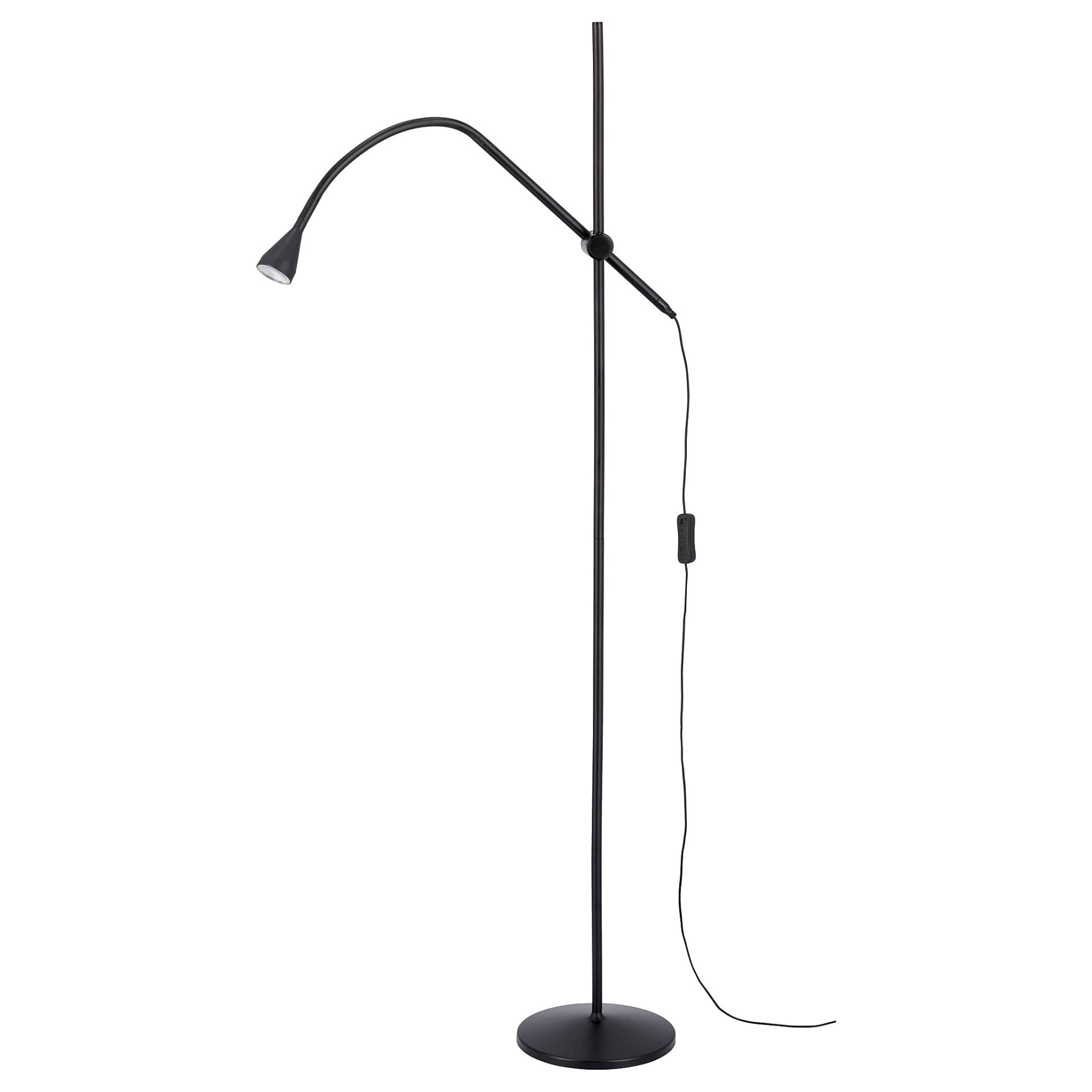 NÄVLINGE, floor/read lamp with built-in LED light source, 904.051.00