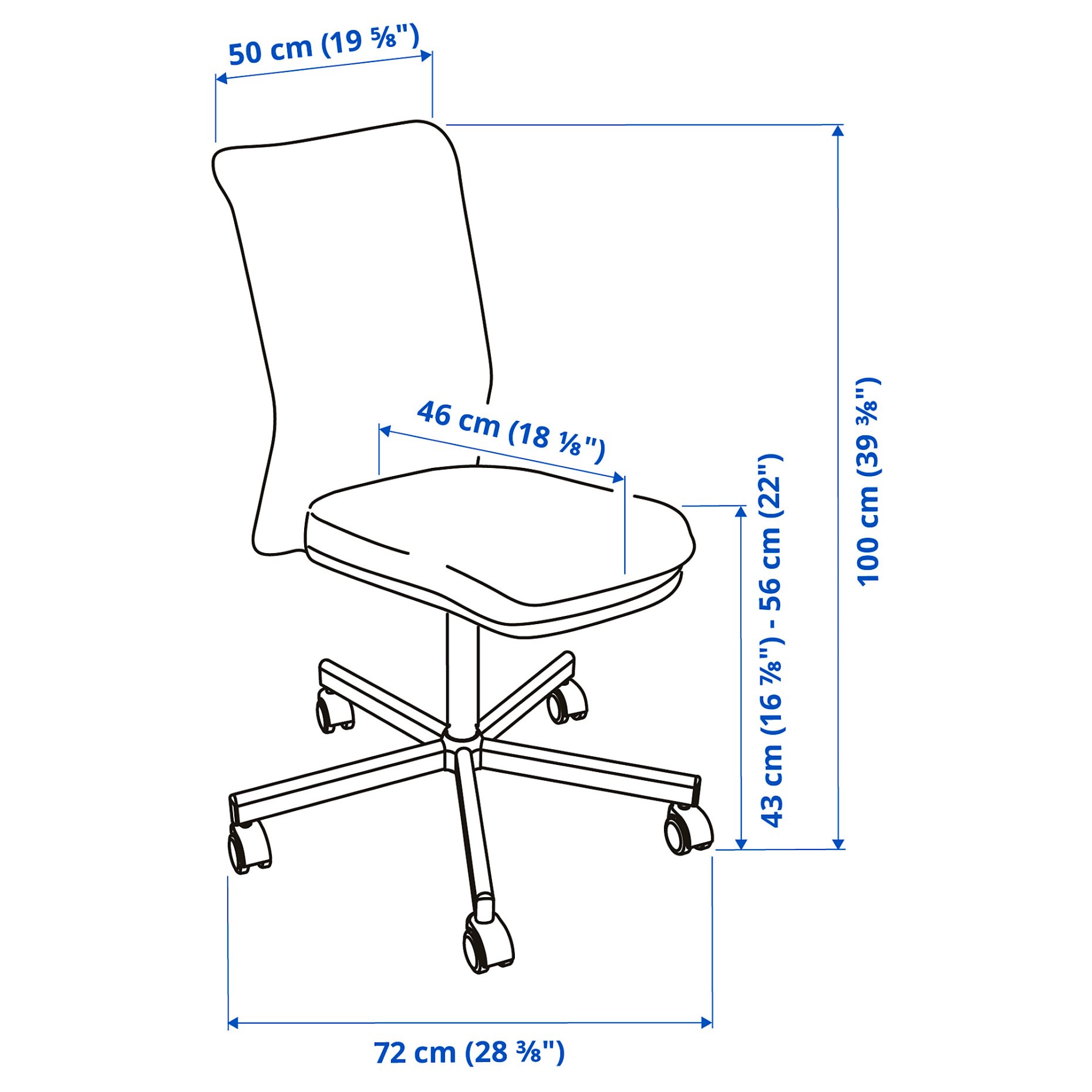 TOBERGET, swivel chair, 904.322.45