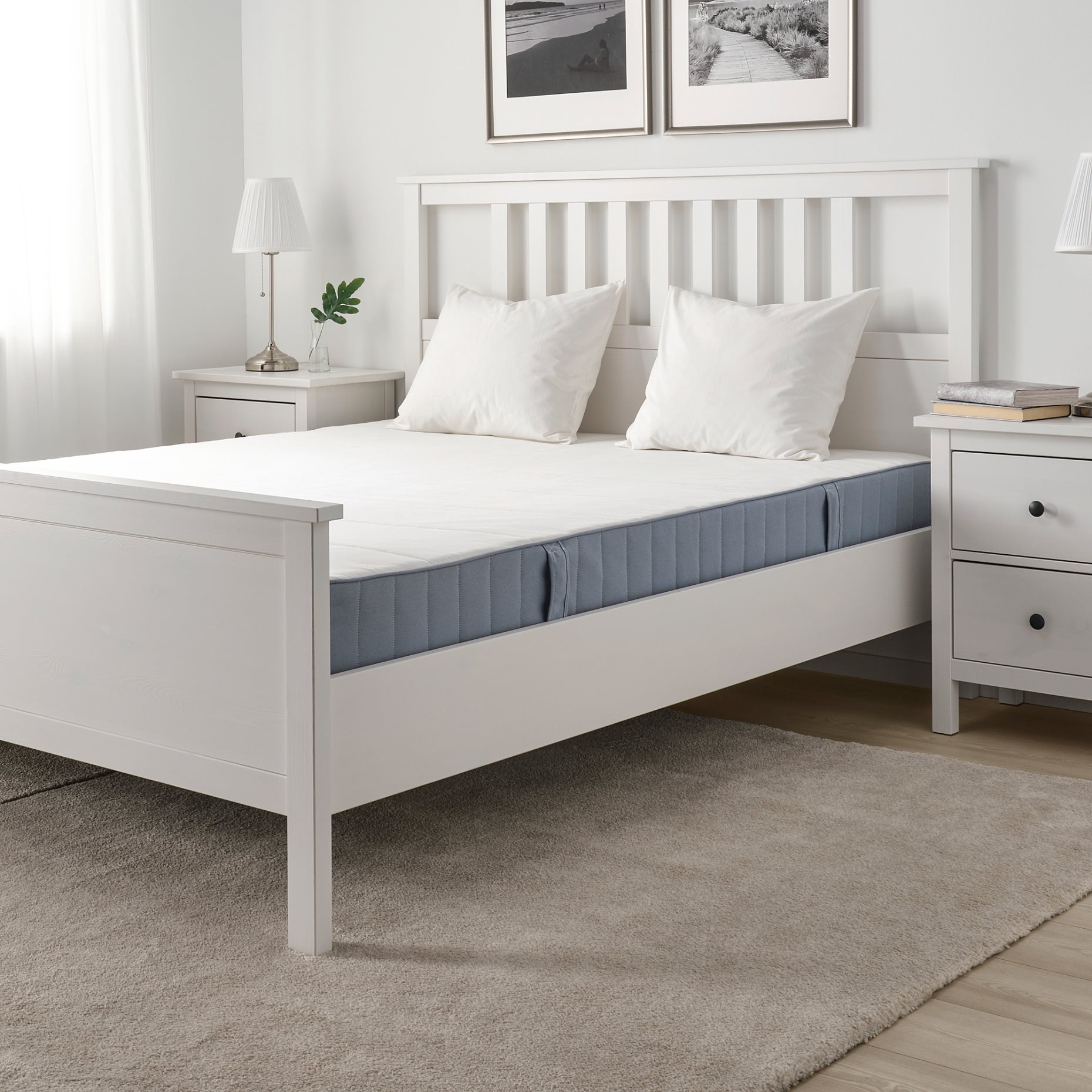 VESTMARKA, sprung mattress/extra firm, 140x200 cm, 904.701.62