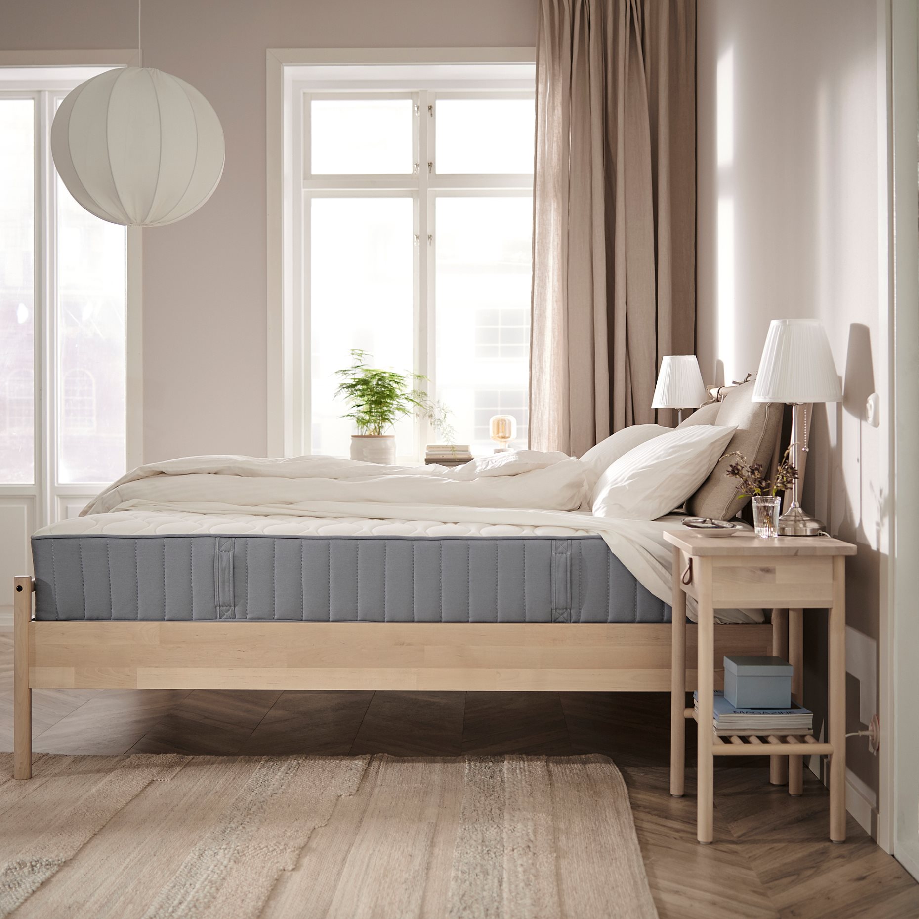 VÅGSTRANDA, pocket sprung mattress/extra firm, 180x200 cm, 904.703.79