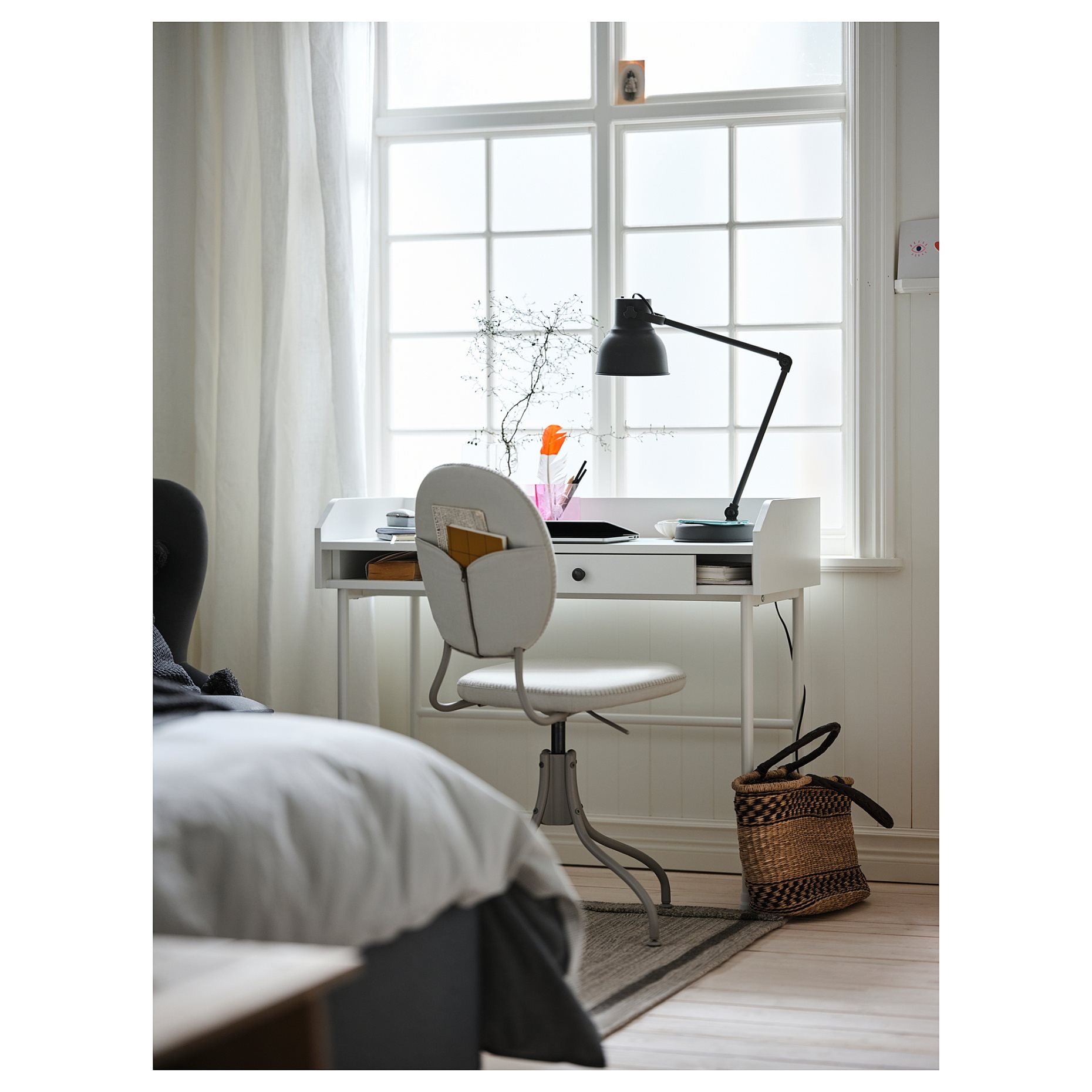 HAUGA, desk, 100x84 cm, 904.776.77