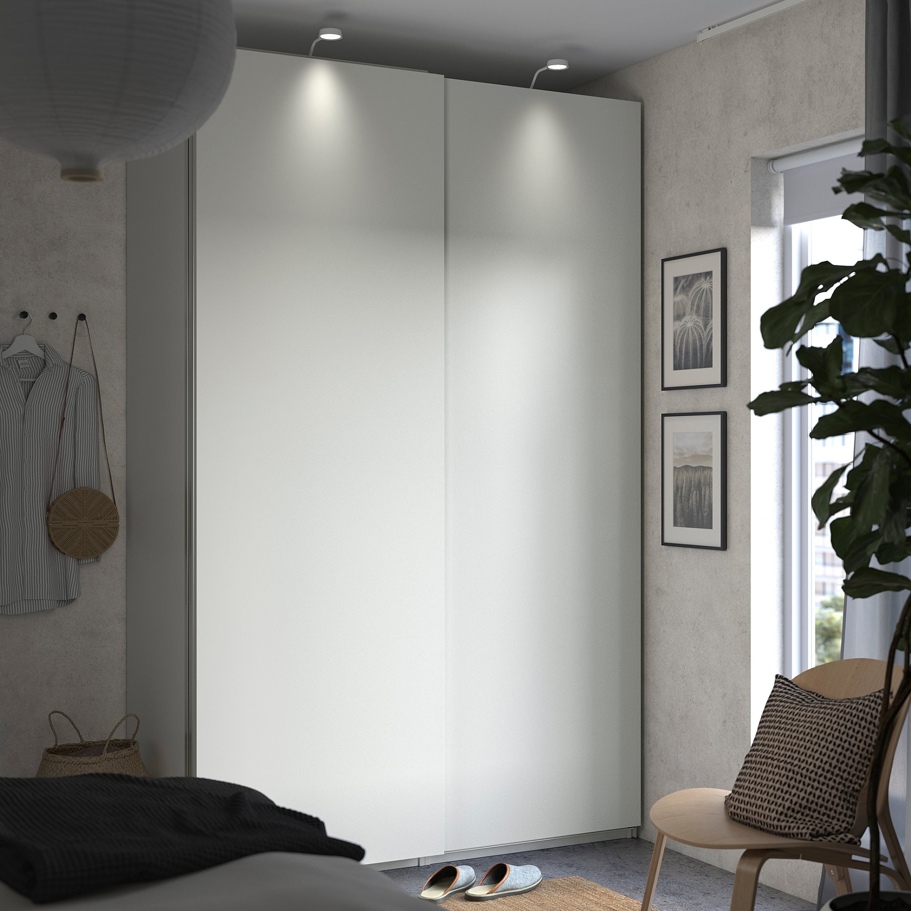 HASVIK, pair of sliding doors, 150x236 cm, 905.215.38