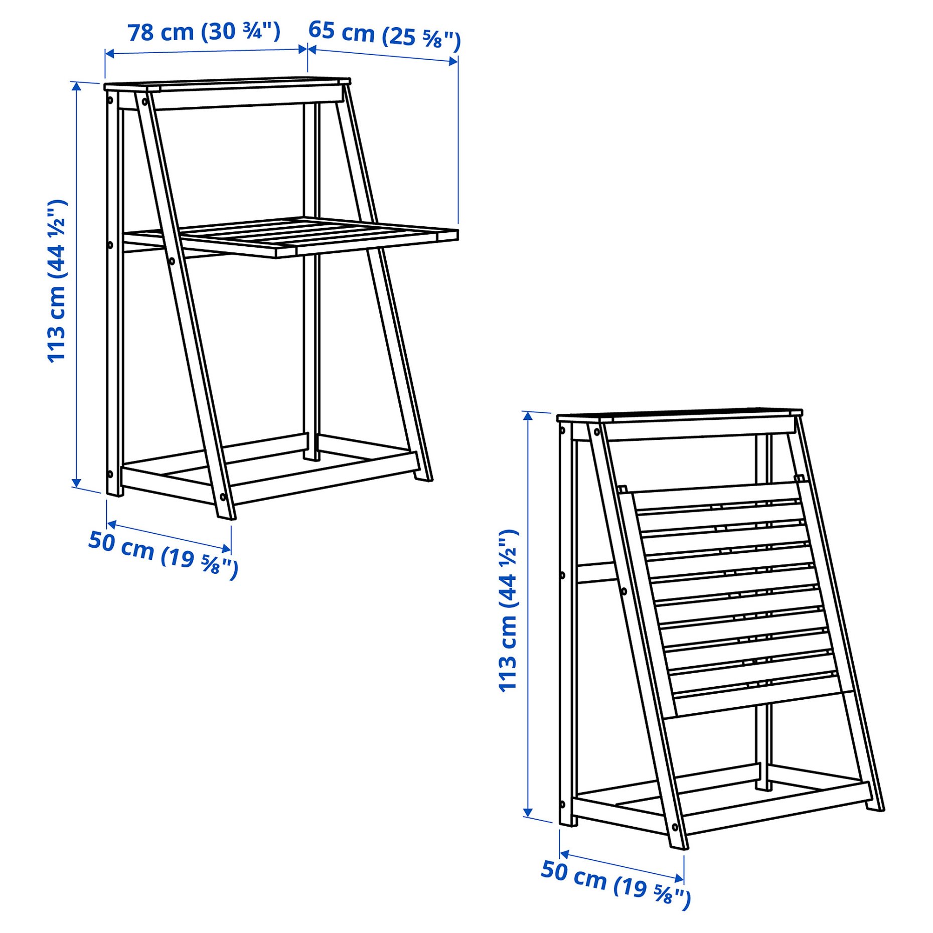 DJUPON, folding table, 78 cm, 905.392.70