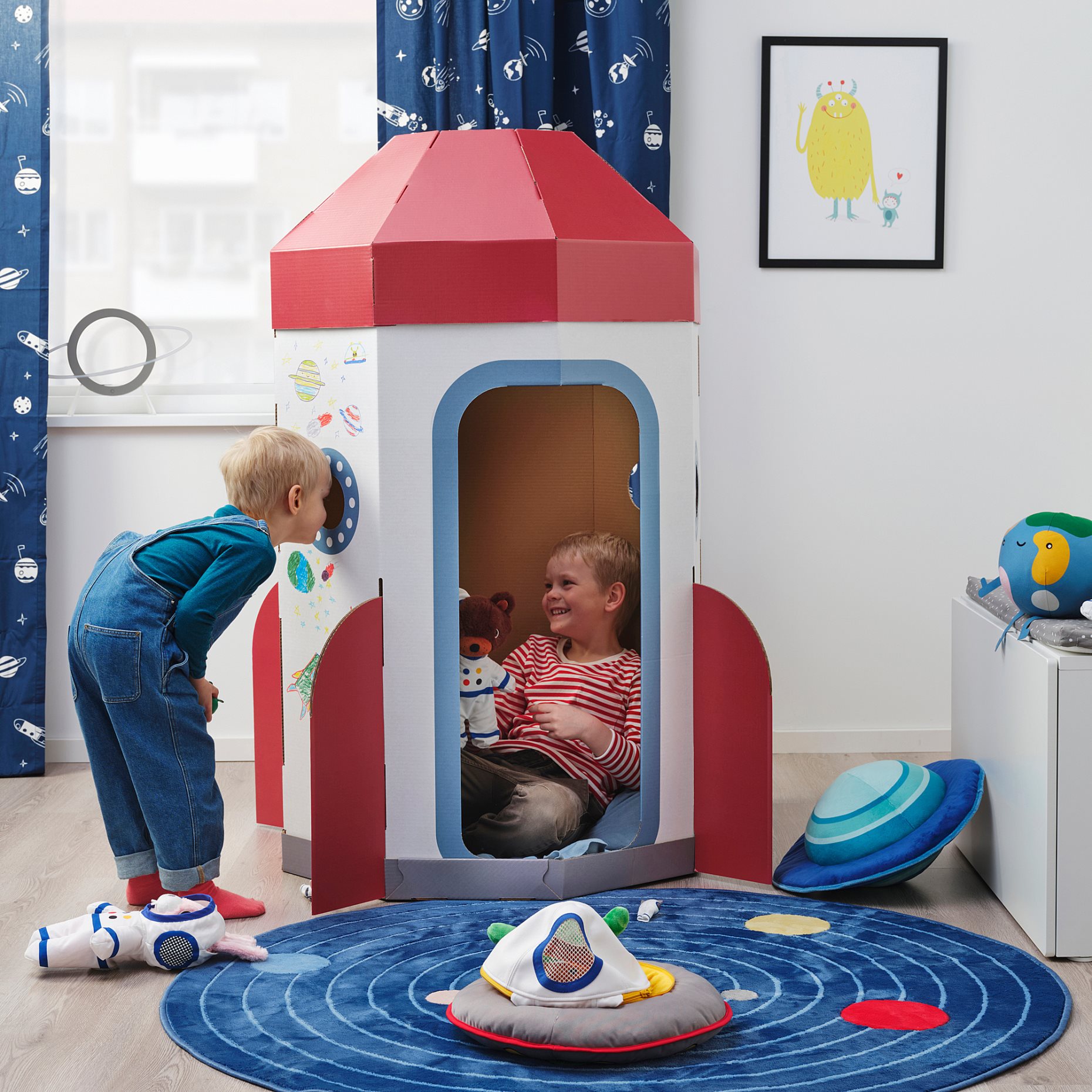 AFTONSPARV, soft toy/spaceship, 905.516.34