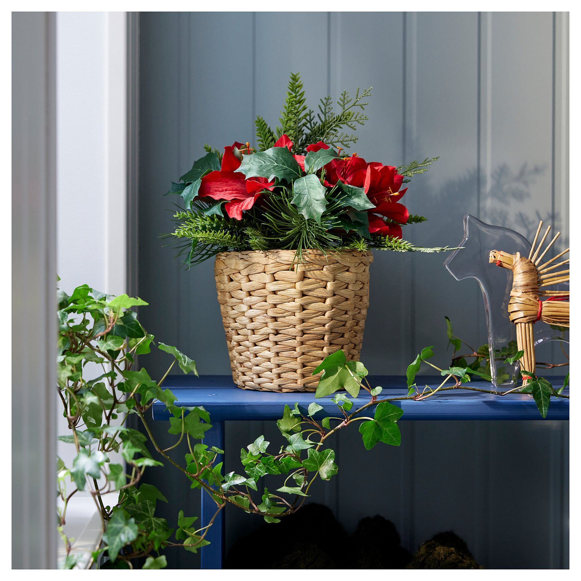 VINTERFINT, artificial potted plant/in/outdoor/arrangement, 12 cm, 905.621.47