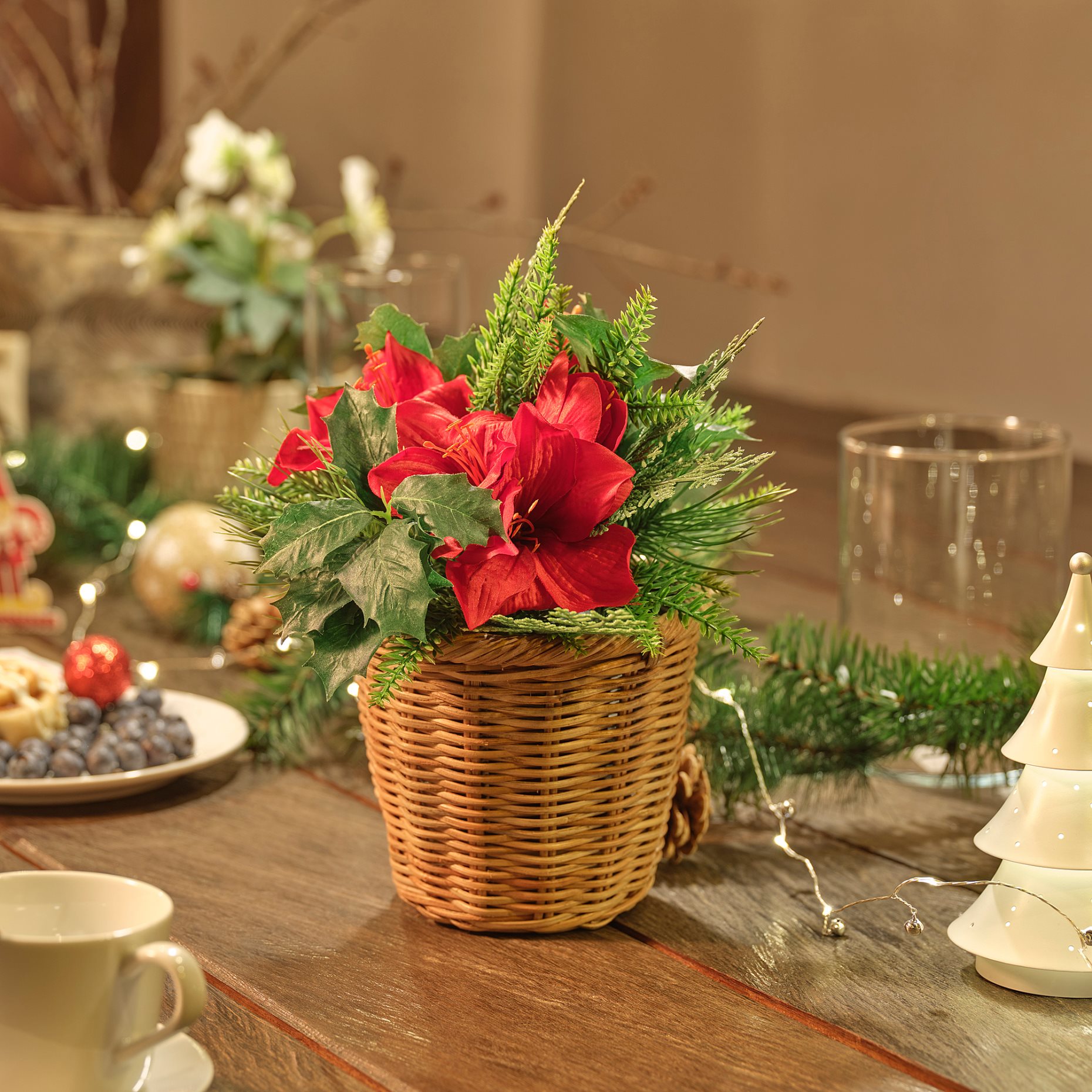 VINTERFINT, artificial potted plant/in/outdoor/arrangement, 12 cm, 905.621.47