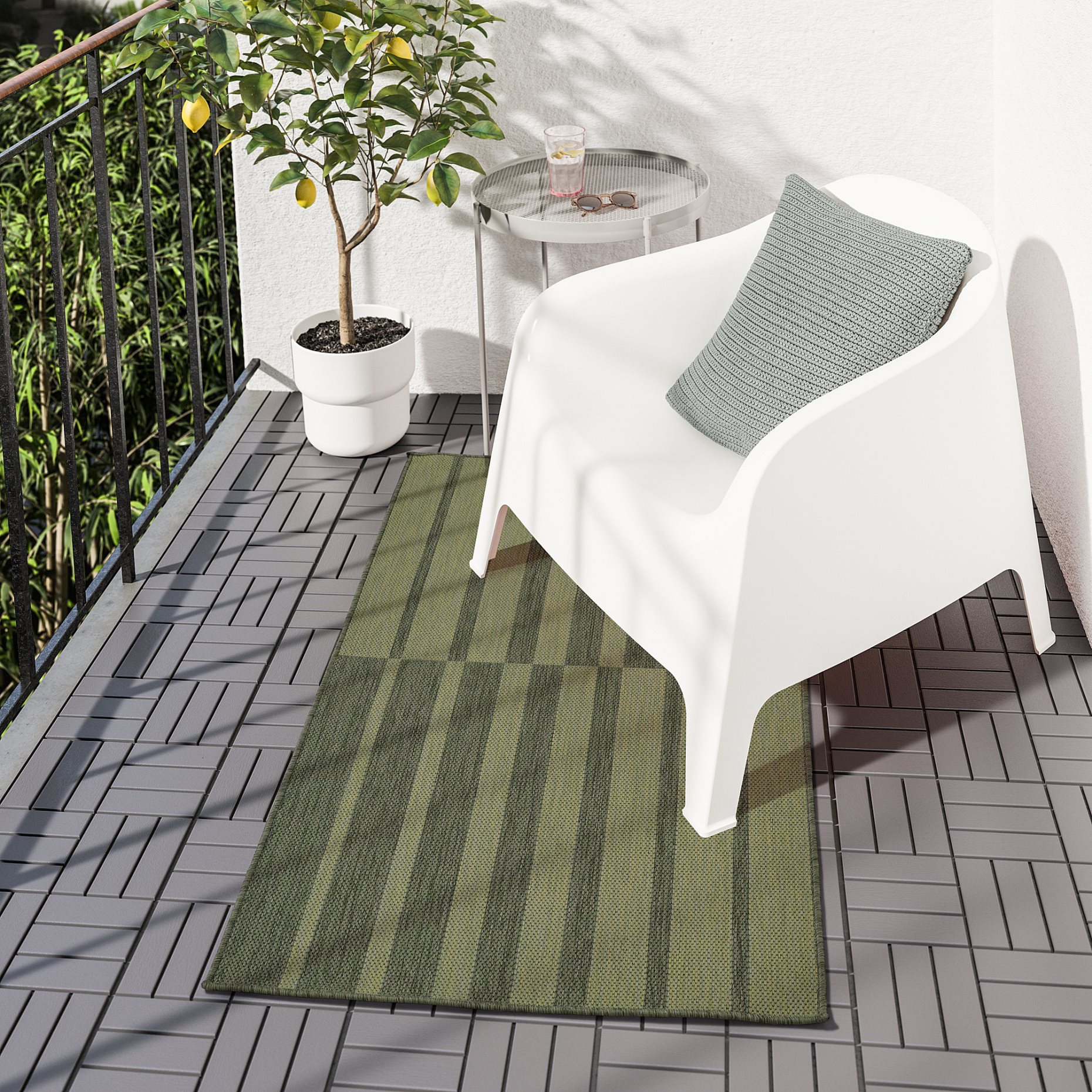 KANTSTOLPE, χαλί χαμηλή πλέξη/εσωτερικού/εξωτερικού χώρου, 80x150 cm, 905.693.18