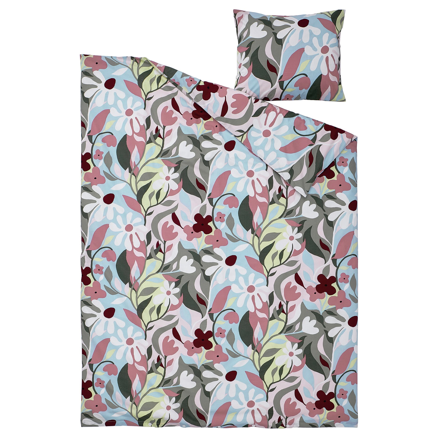 KORSKOVALL, duvet cover and pillowcase, 150x200/50x60 cm, 905.753.24