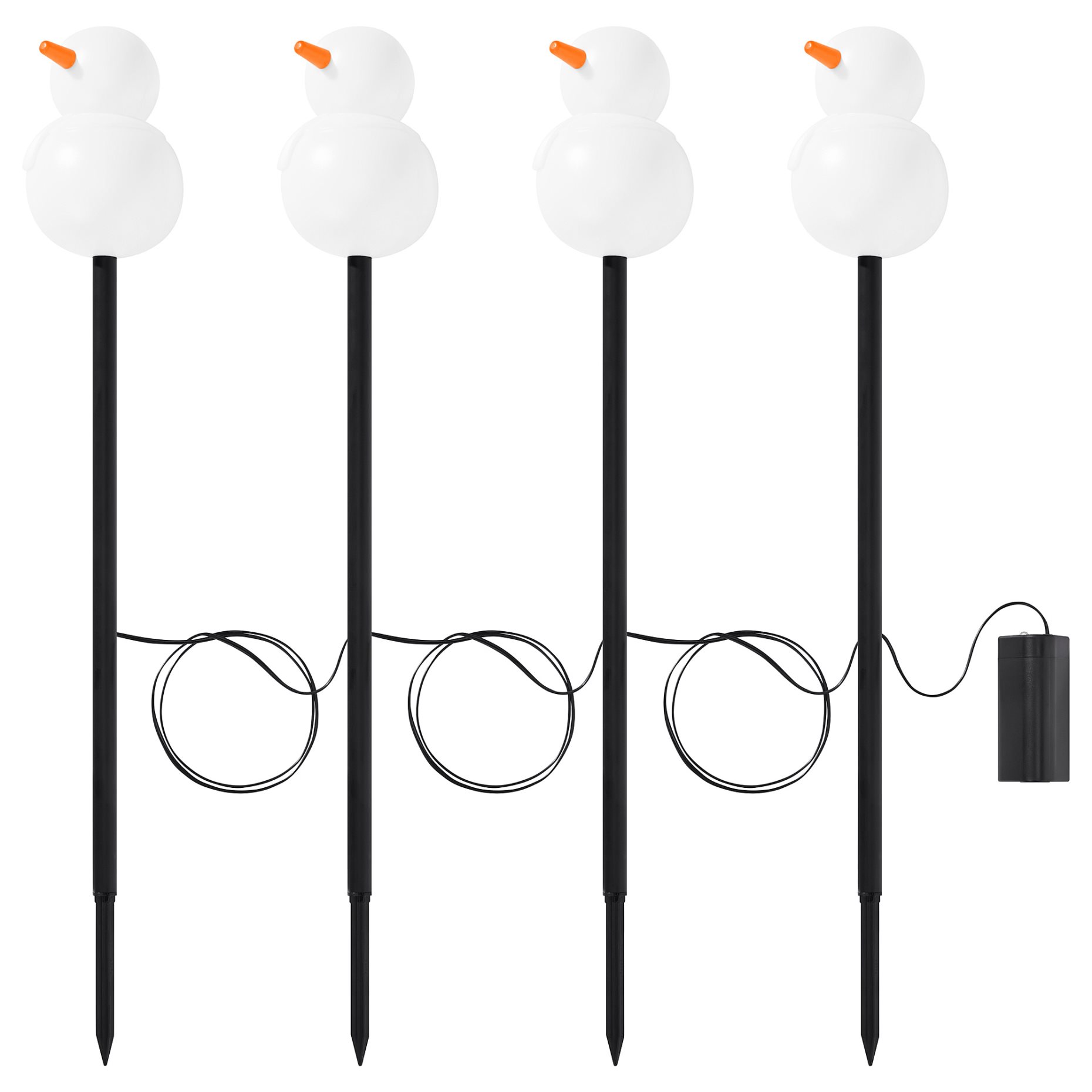 STRÅLA, stick with built-in LED light source/battery-operated/outdoor, 905.825.17