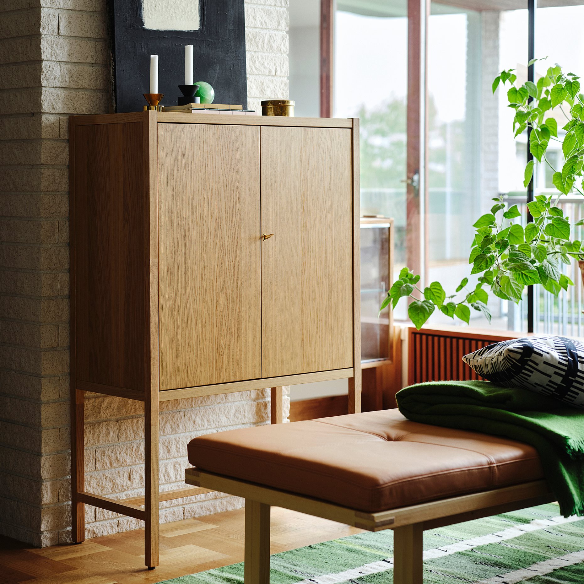 STOCKHOLM 2025, cabinet with 2 doors, 80x40x126 cm, 905.864.88
