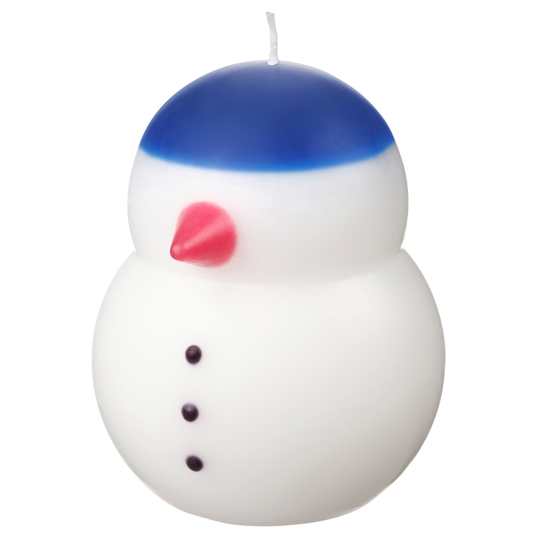 VINTERFINT, unscented pillar candle, 12 cm, 905.999.47