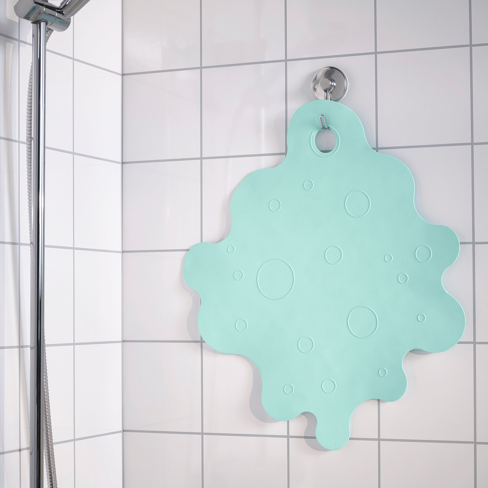 TRAMPSJÖN, bathtub mat/2 pack, 43x43 cm, 906.006.63