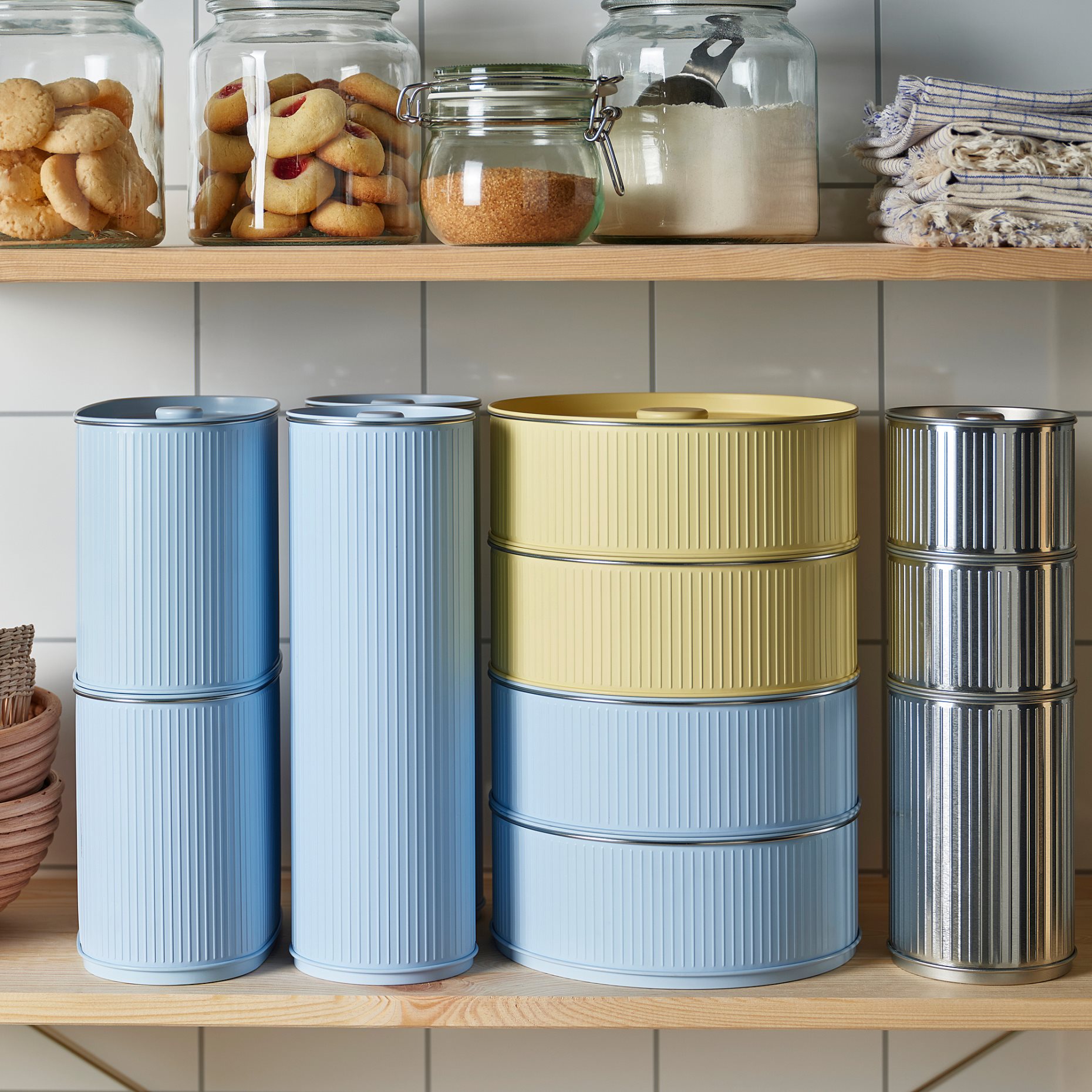 BETTHAJ, tin with lid for coffee/tea, 0.6 l, 906.056.89