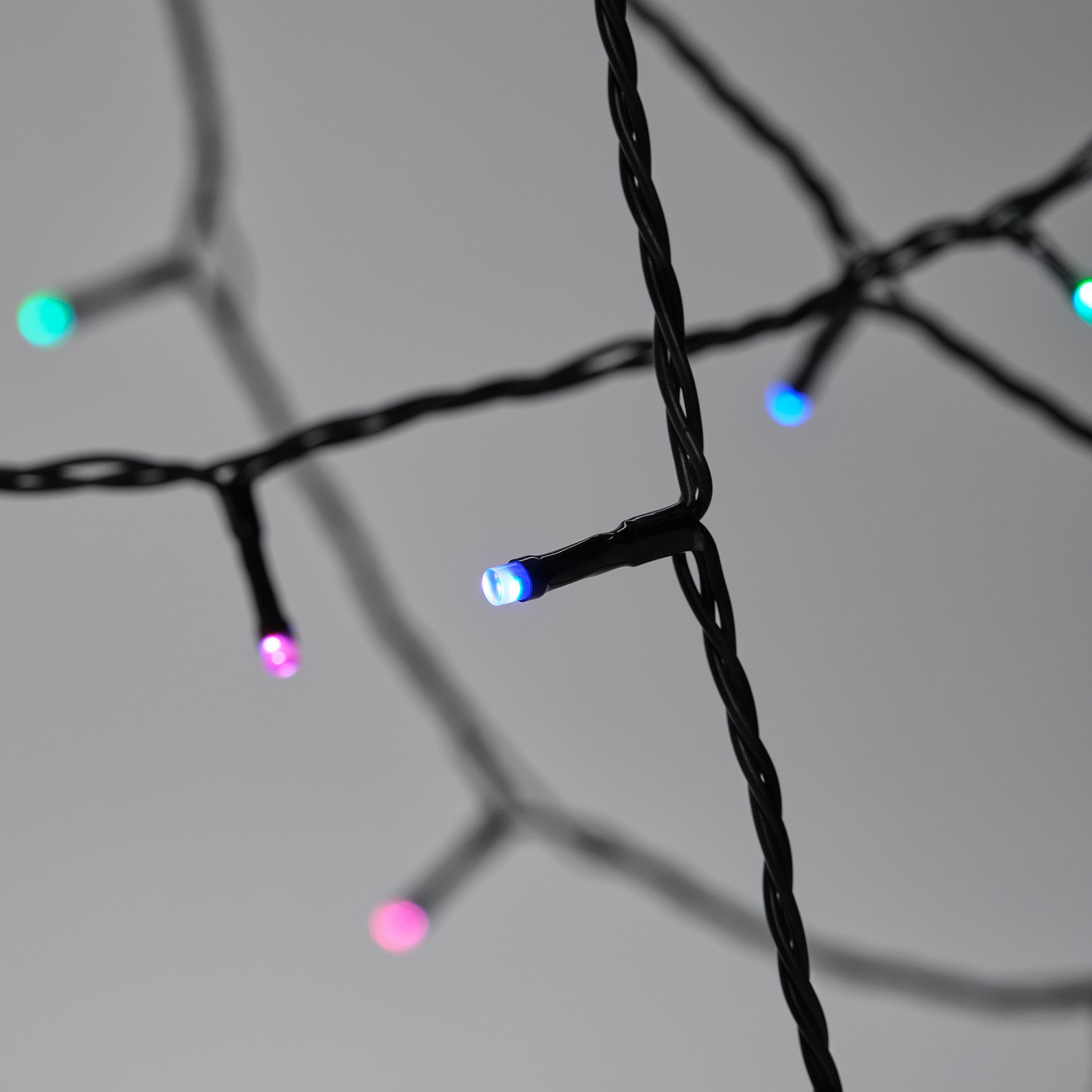 GETKÅL, lighting chain with built in LED light source/adjustable colour/outdoor, 24.8 m, 906.093.24