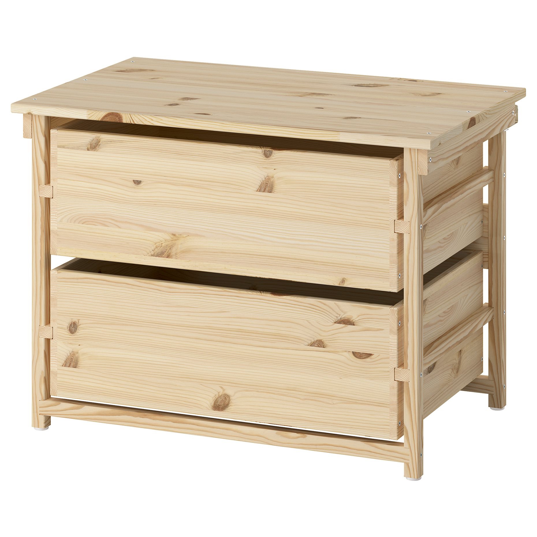 KRONÖREN, chest of 2 drawers, 76x48x55 cm, 906.107.99