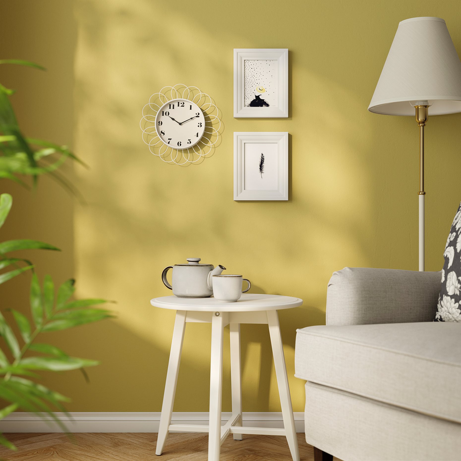 KOPPARDUVA, wall clock, 29 cm, 906.153.44
