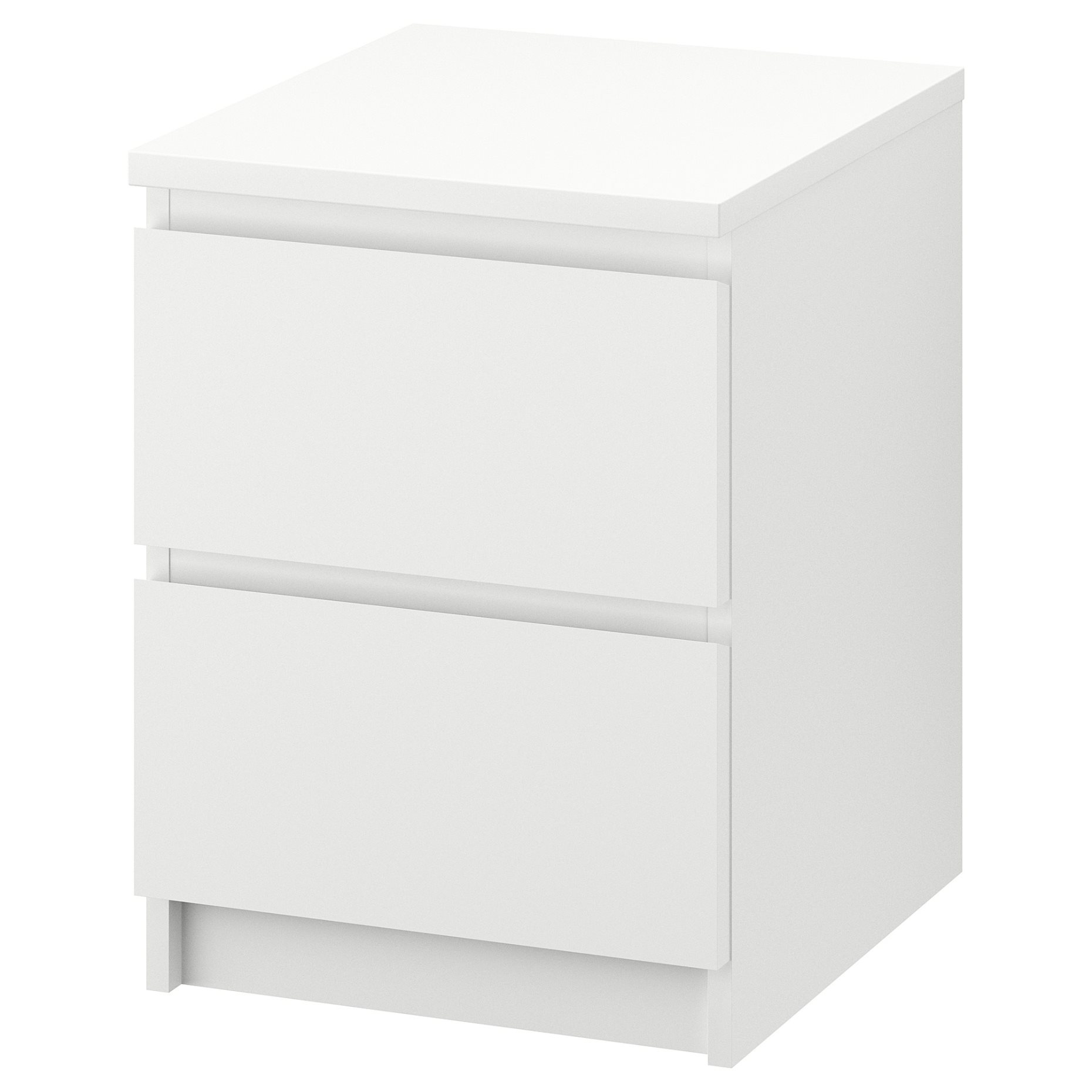 MALM, chest of 2 drawers, 40x55 cm, 906.253.19