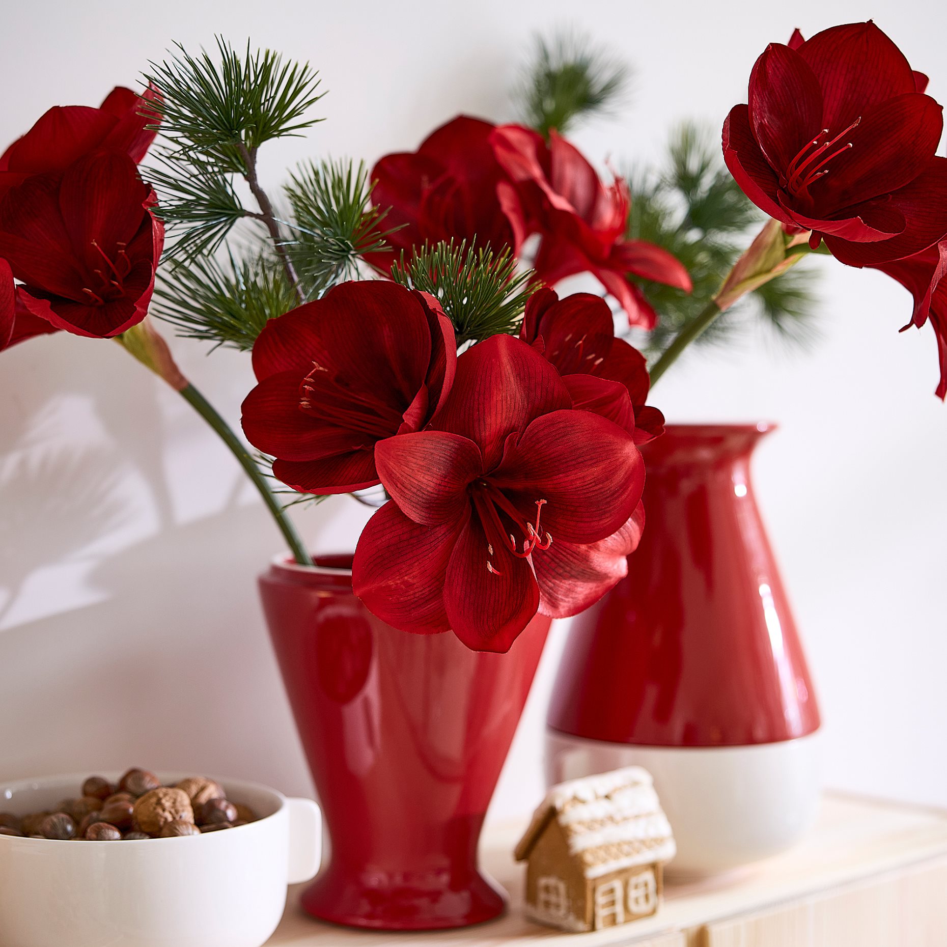 VINTERFINT, artificial flower in/outdoor/Amaryllis, 60 cm, 906.365.15