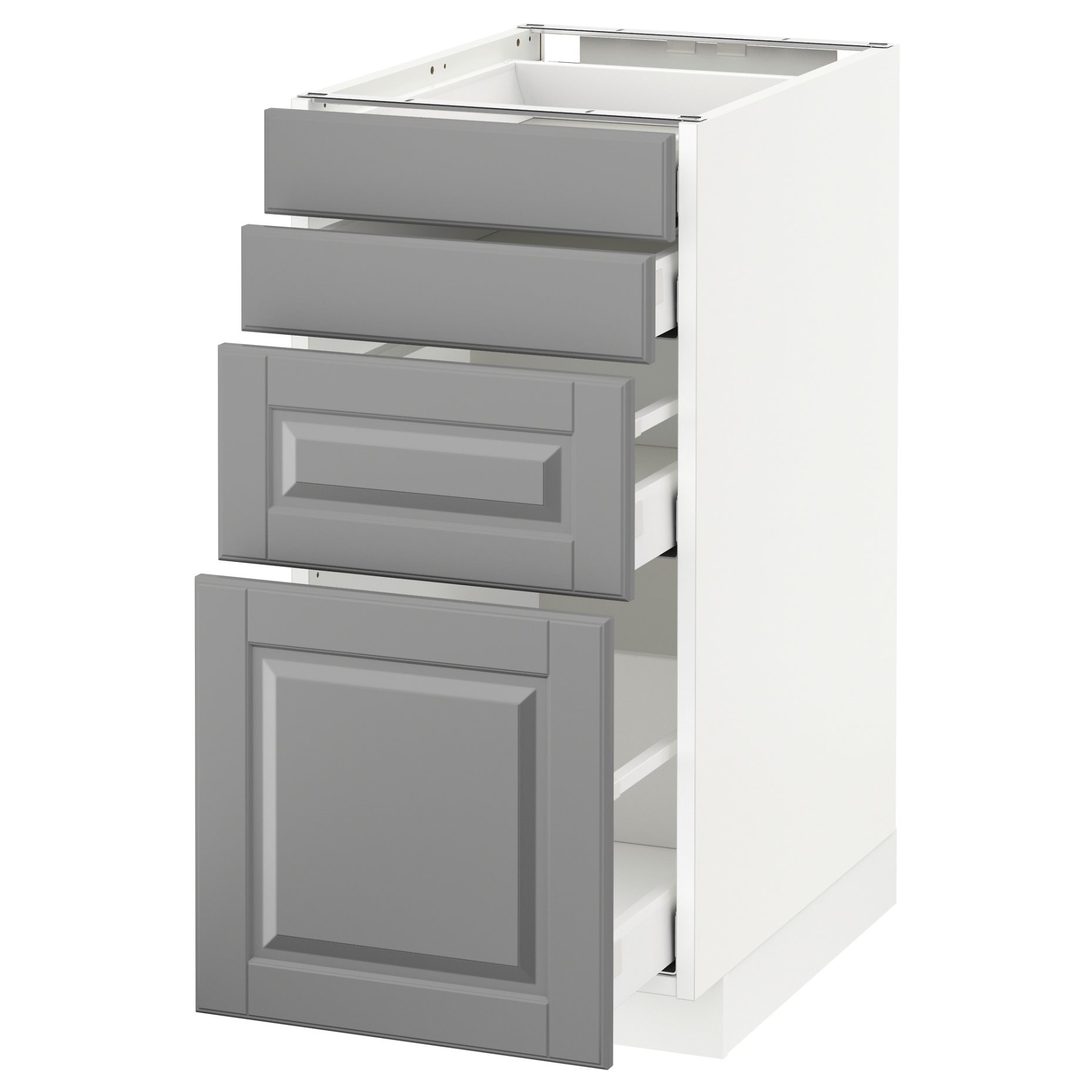 METOD/MAXIMERA, base cabinet 4 fronts/4 drawers, 991.105.99