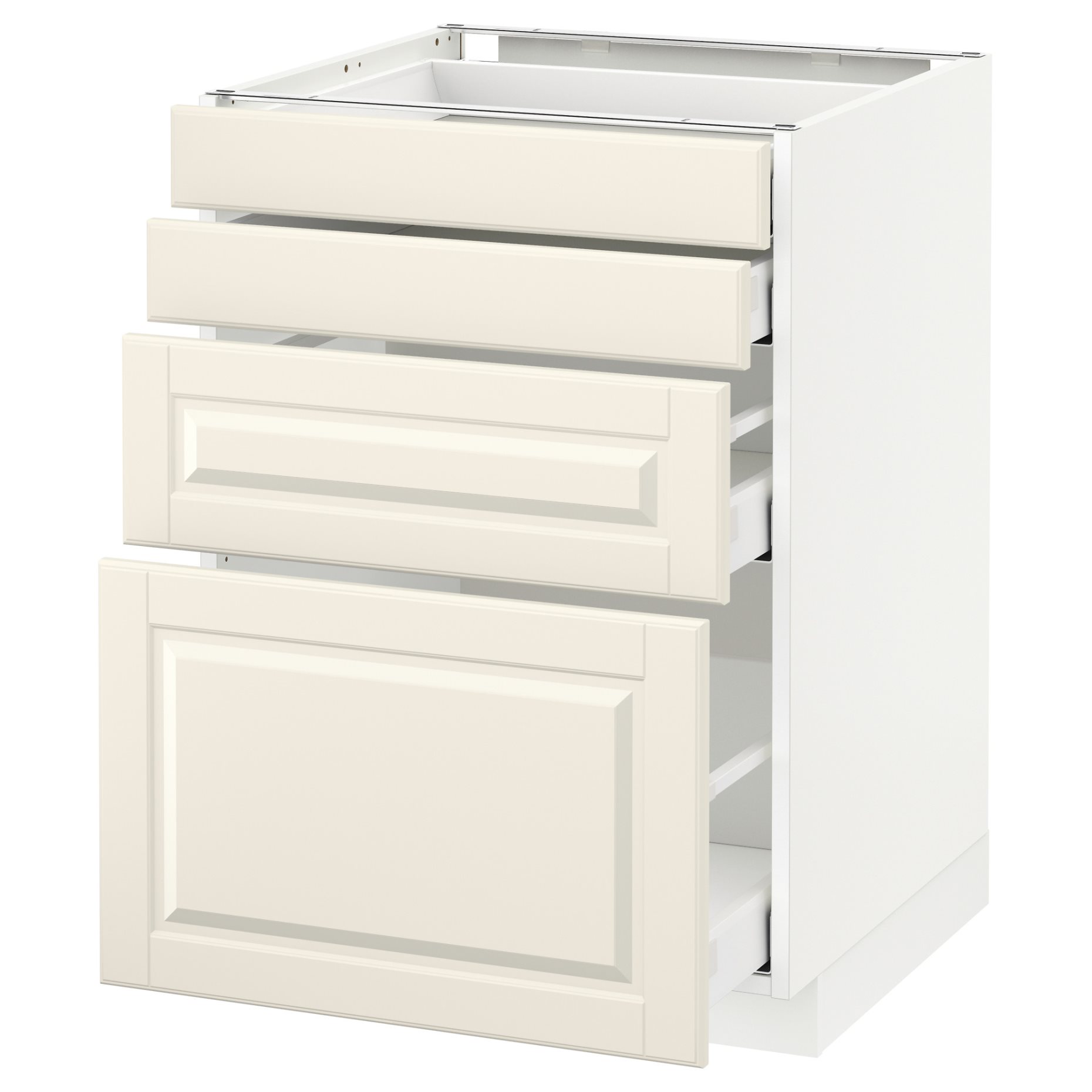 METOD/MAXIMERA, base cabinet 4 fronts/4 drawers, 991.106.55