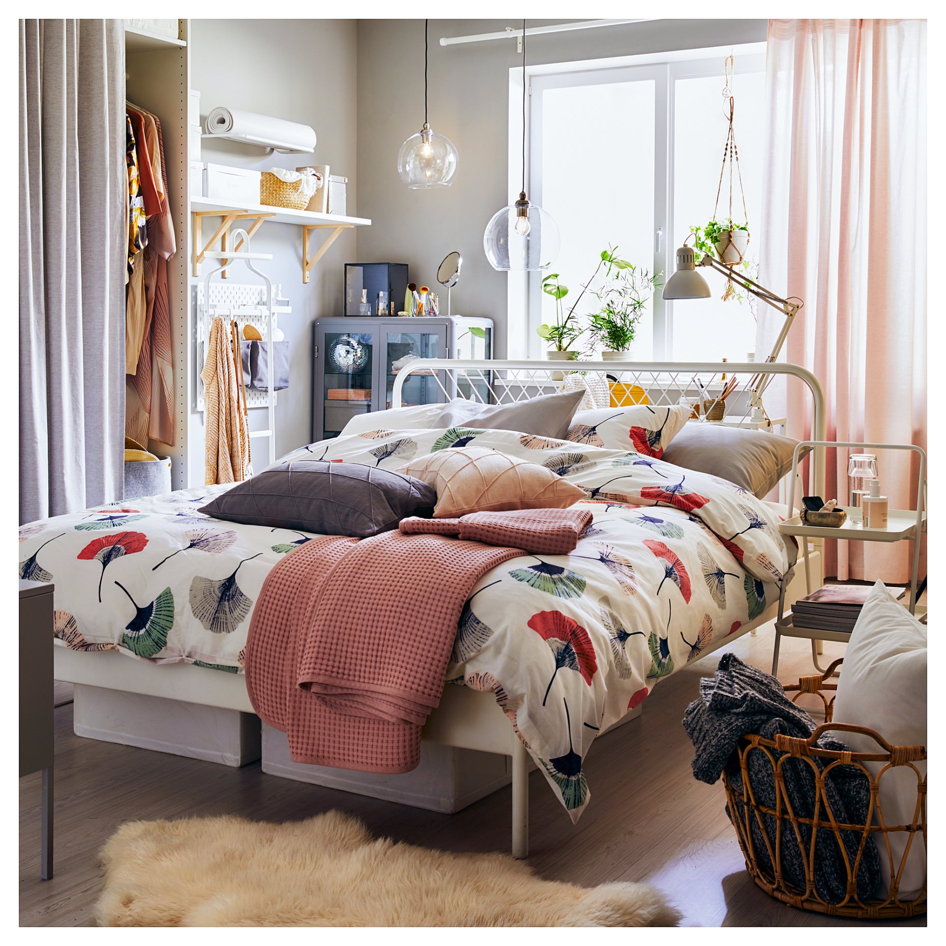 NESTTUN, bed frame, 140X200 cm, 991.579.83