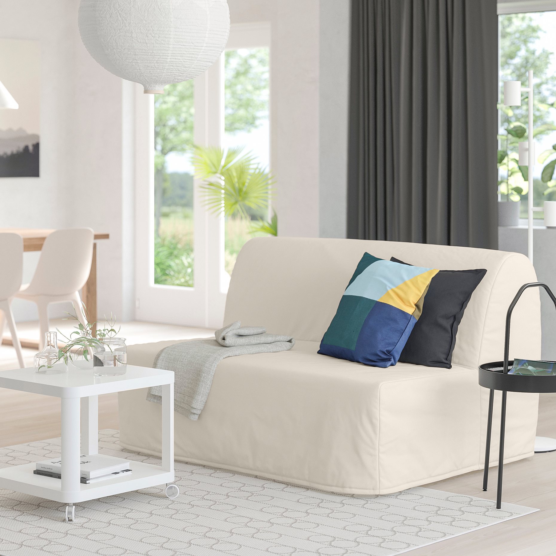 LYCKSELE LÖVÅS, 2-seat sofa-bed, 993.870.07