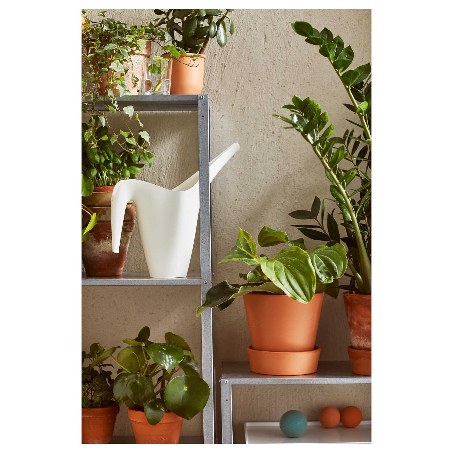 HYLLIS, shelving unit in/outdoor, 160x27x74-183 cm, 994.015.55